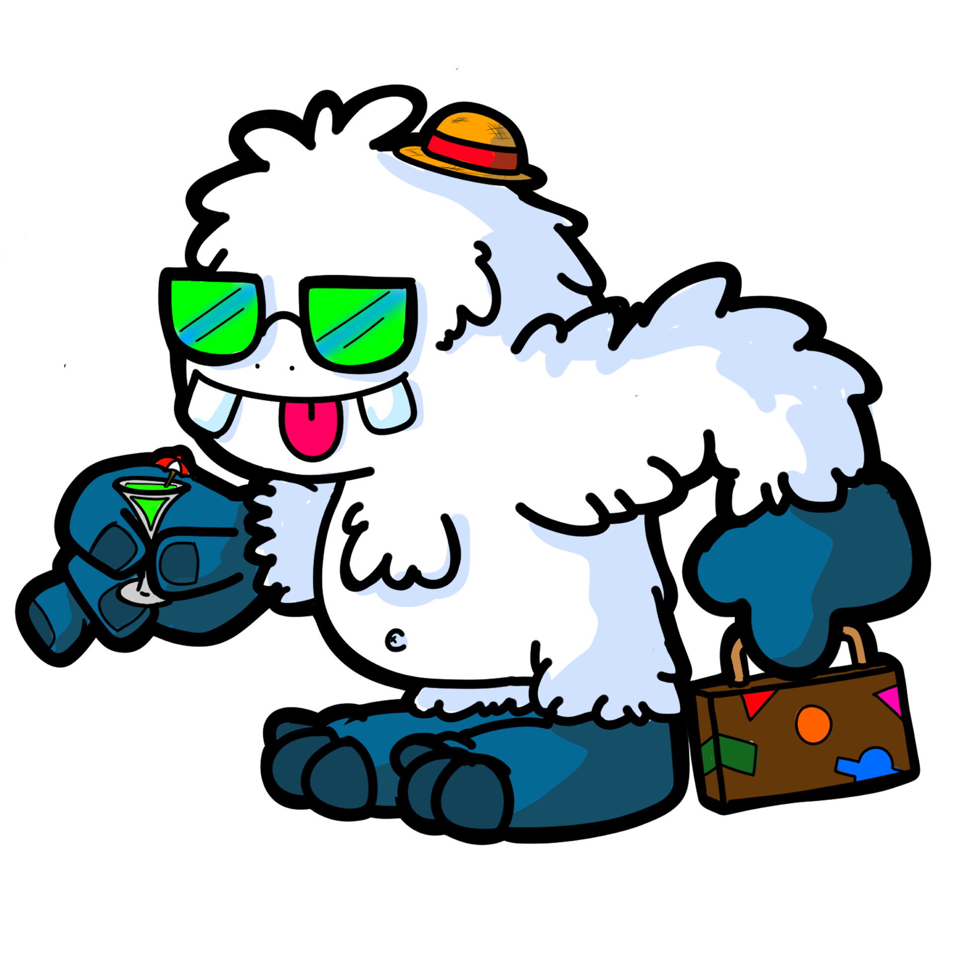 ArtStation Yeti on Vacation