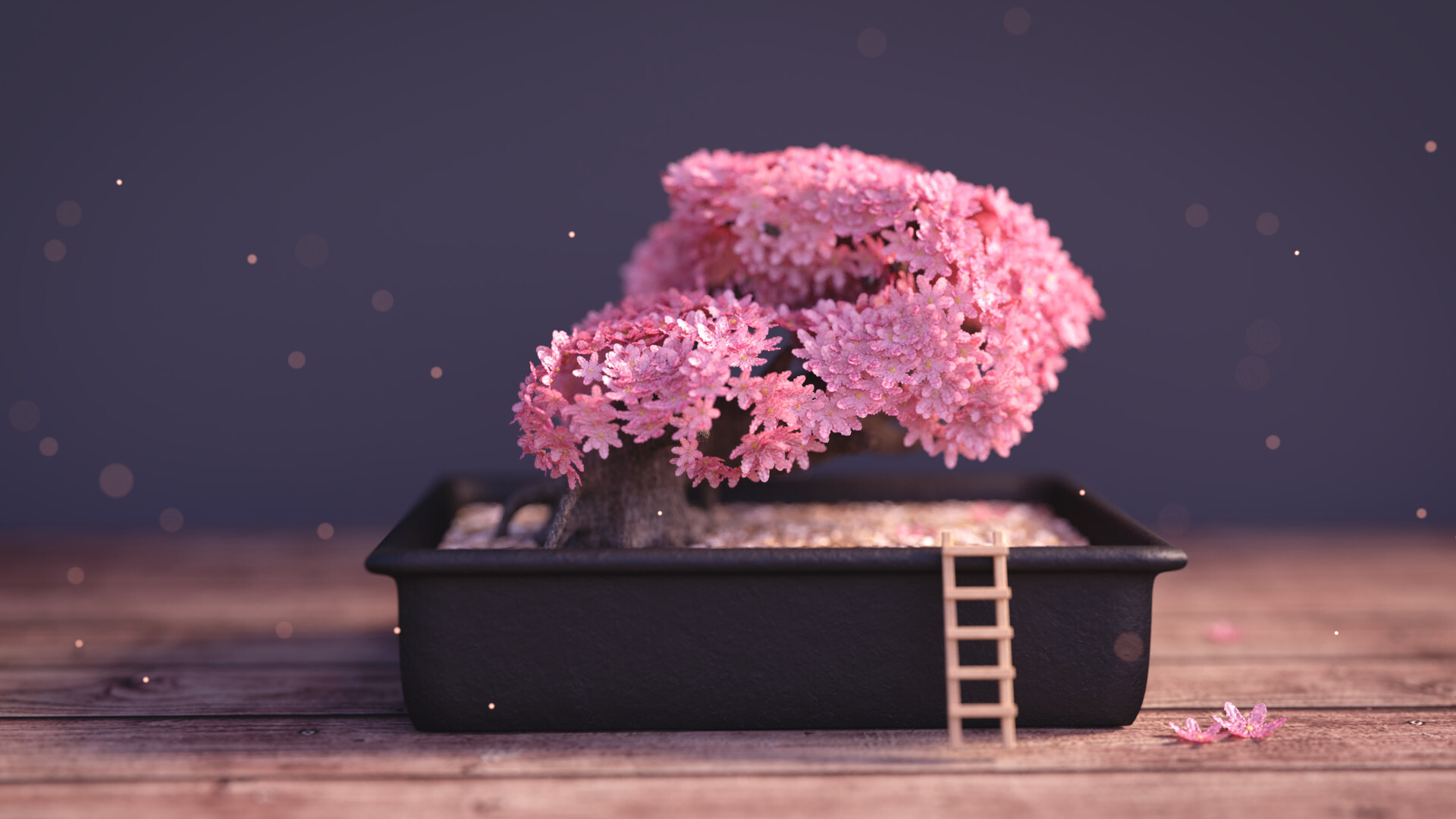 ArtStation Pink Bonsai