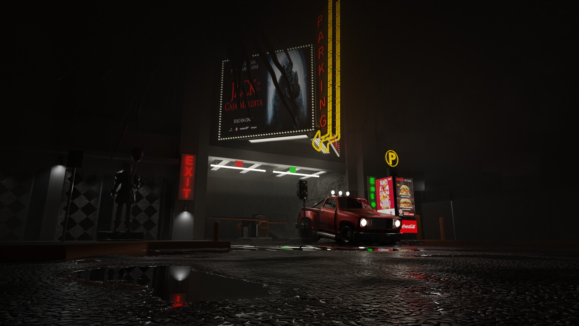 ArtStation Ominous parking
