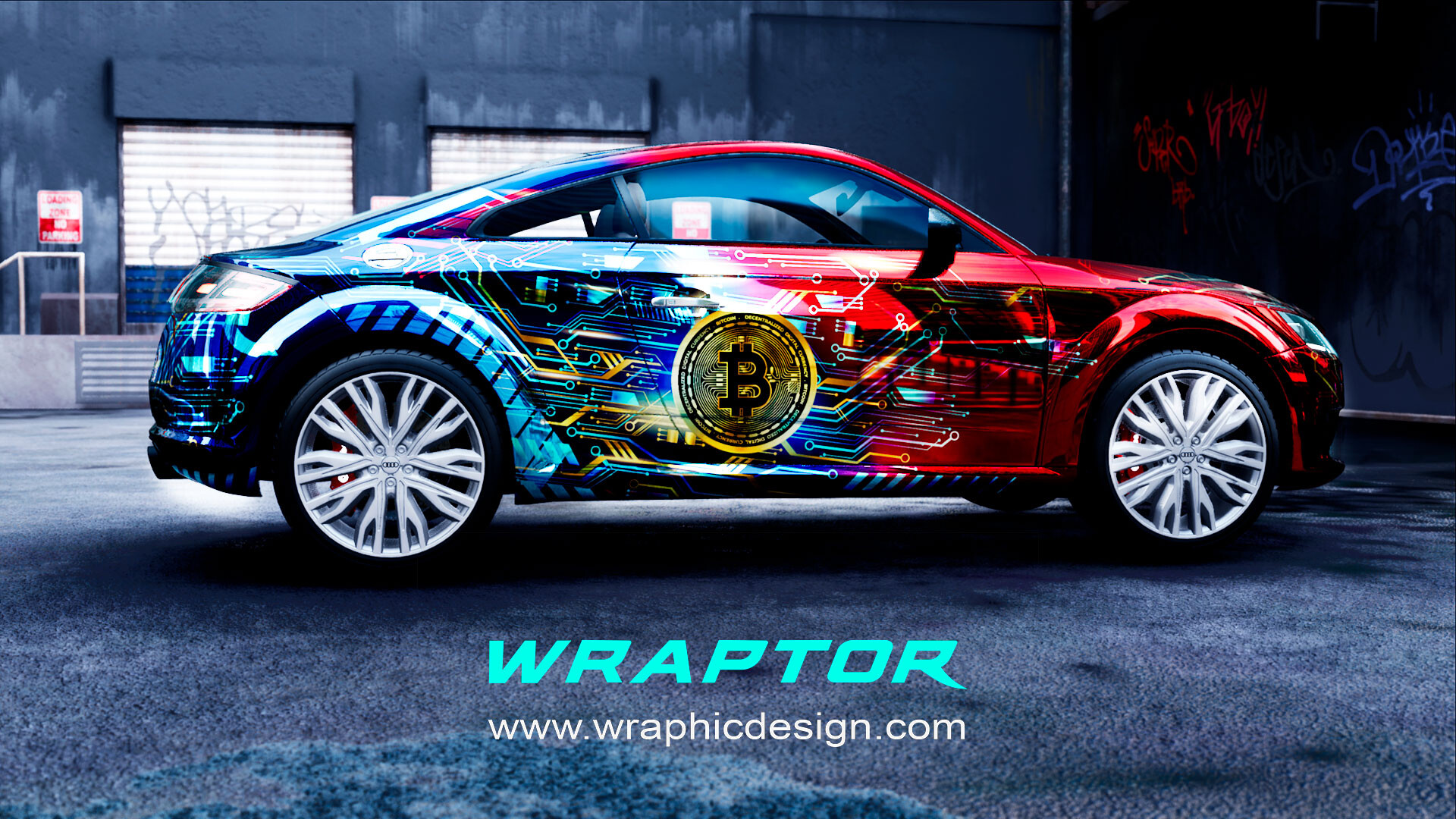 ArtStation - Bitcoin wrap design
