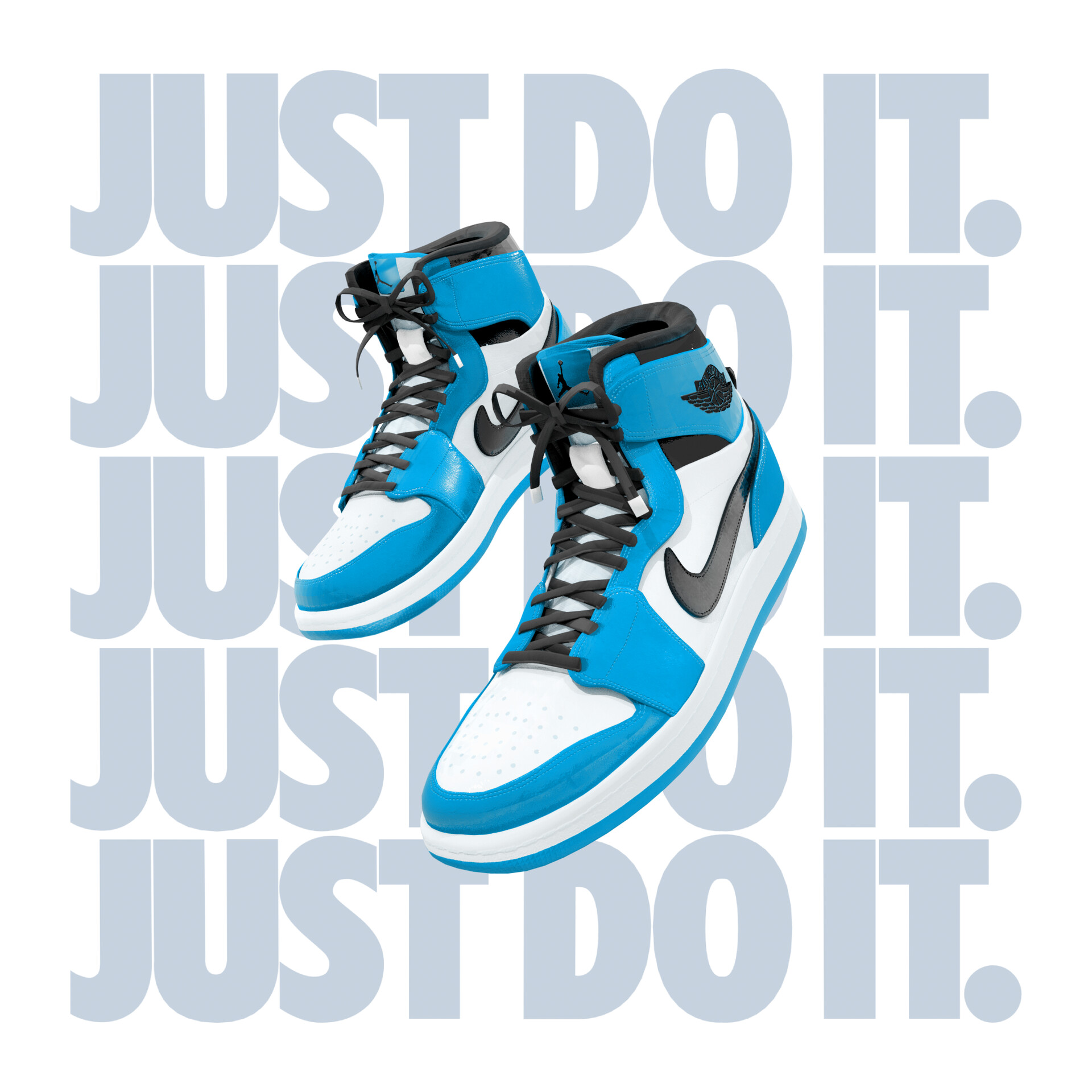 Wallpaper Nike Air Jordan Just Do It ArtStation Mock Air Jordan