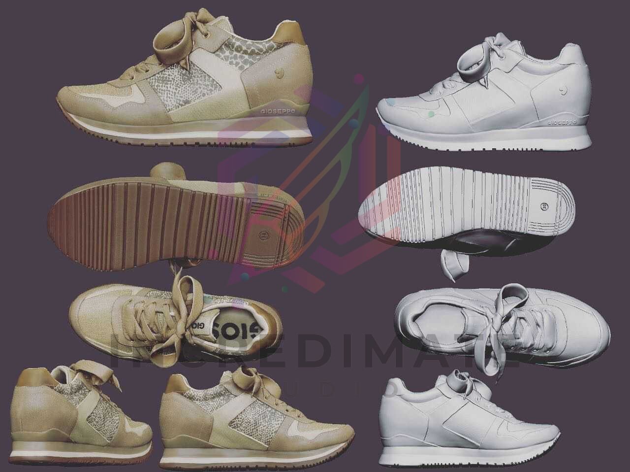 3D Shoes Render By Incredimate Studio
