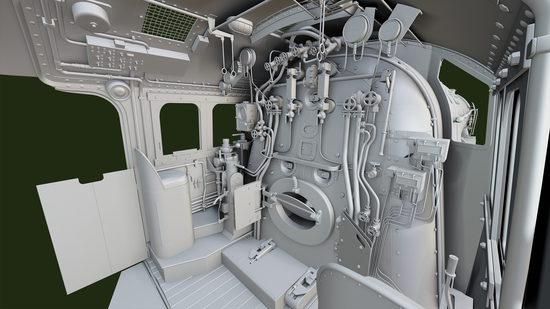 ArtStation - Interior for Class A1 60163 Tornado