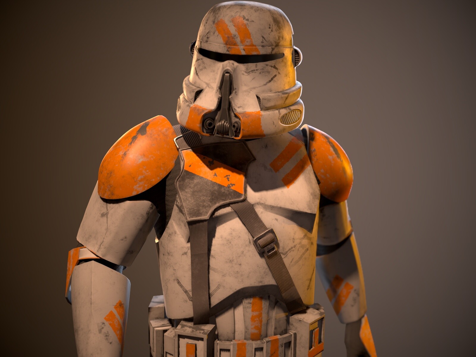 Orange clone new arrivals trooper
