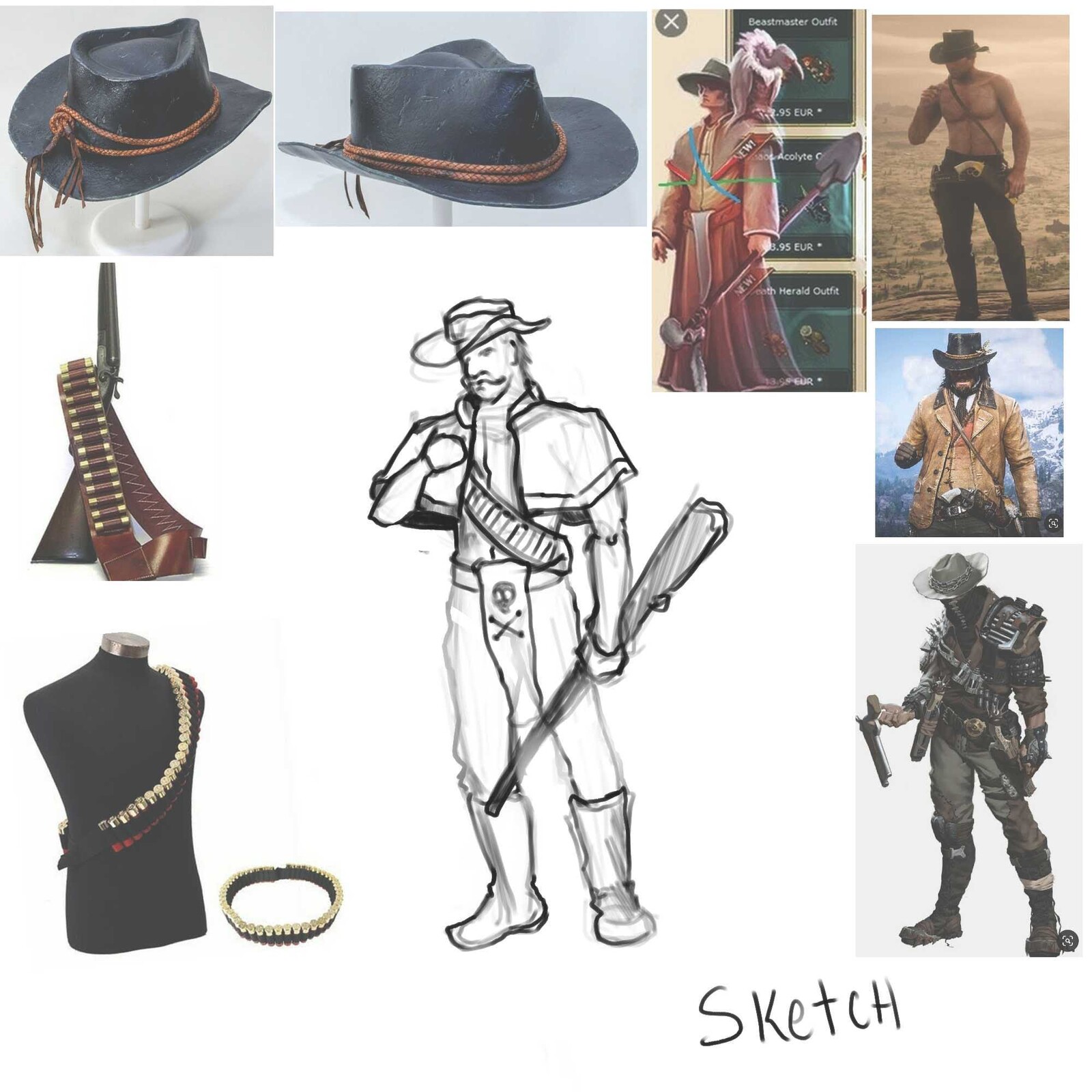 Some Sketching and References
