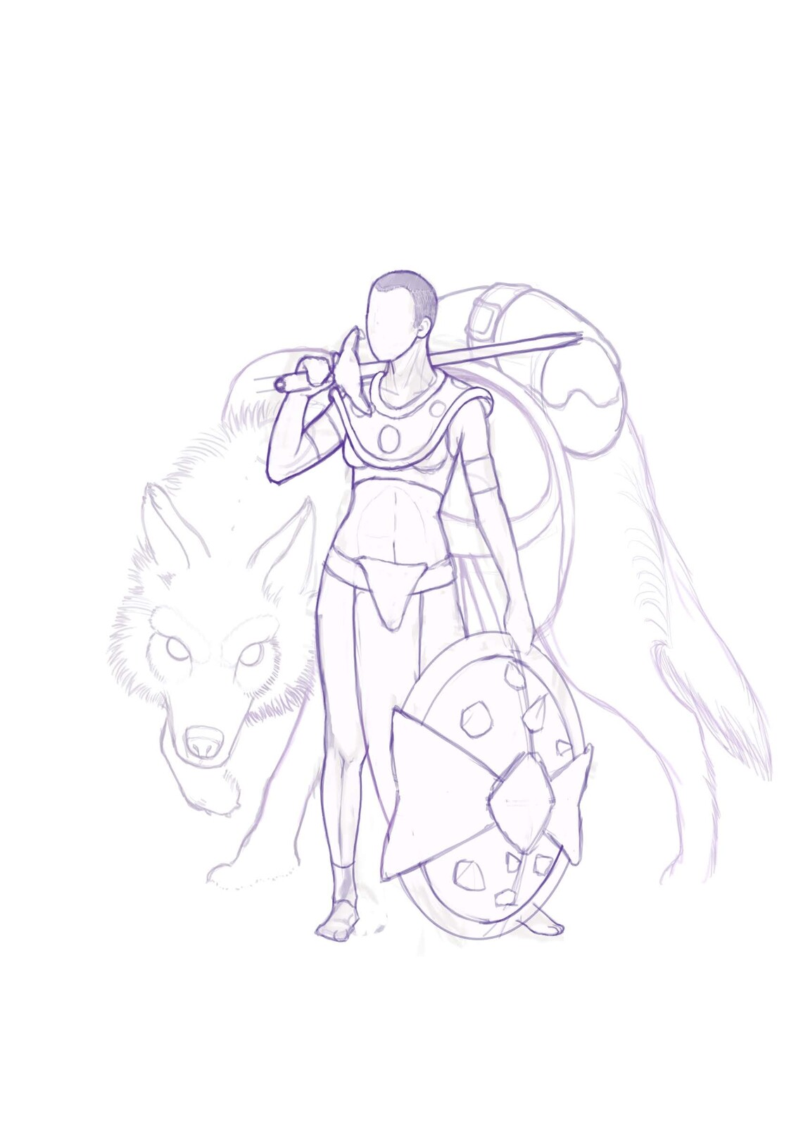 Sketching of choosen model