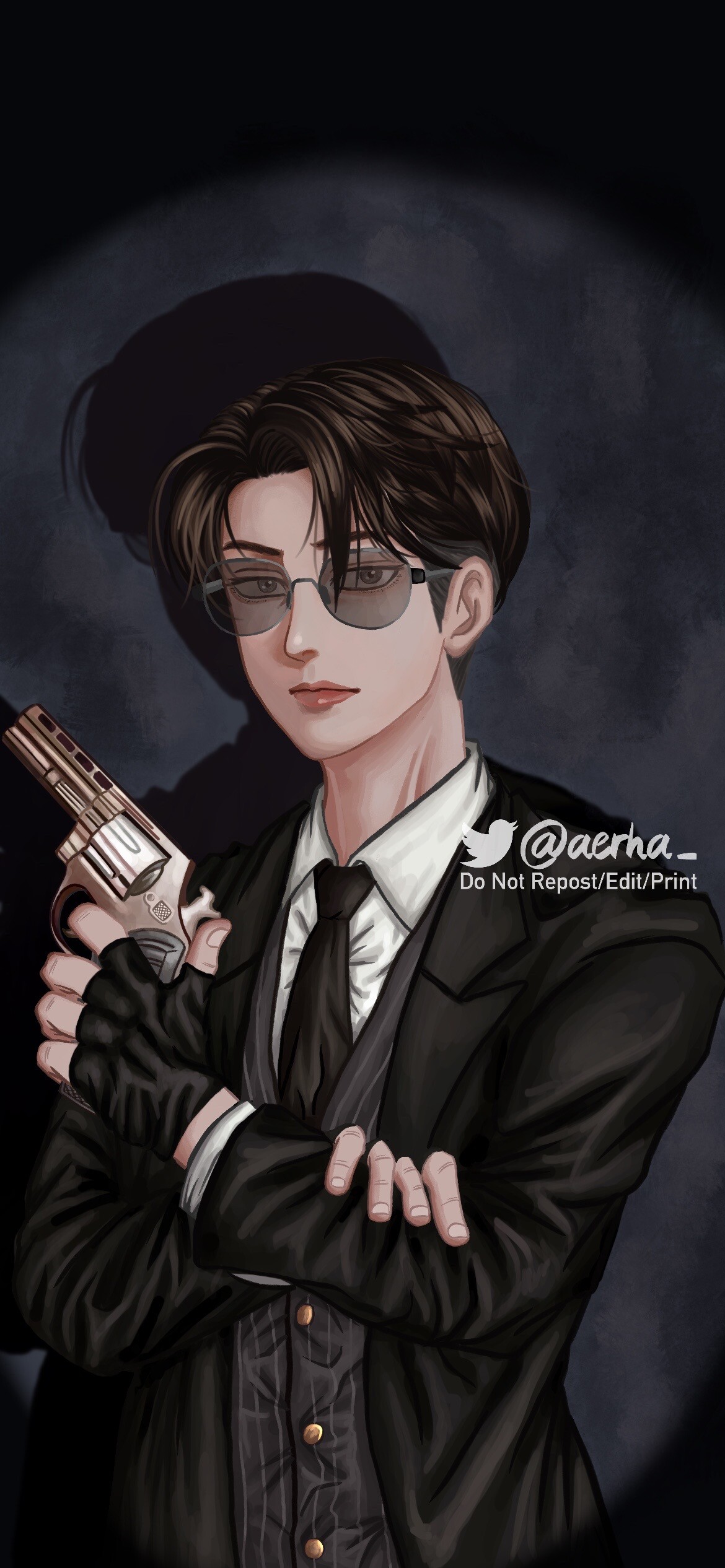 Pawiee Art - My OC Vincent the Mafia boss I have learn a... | Facebook