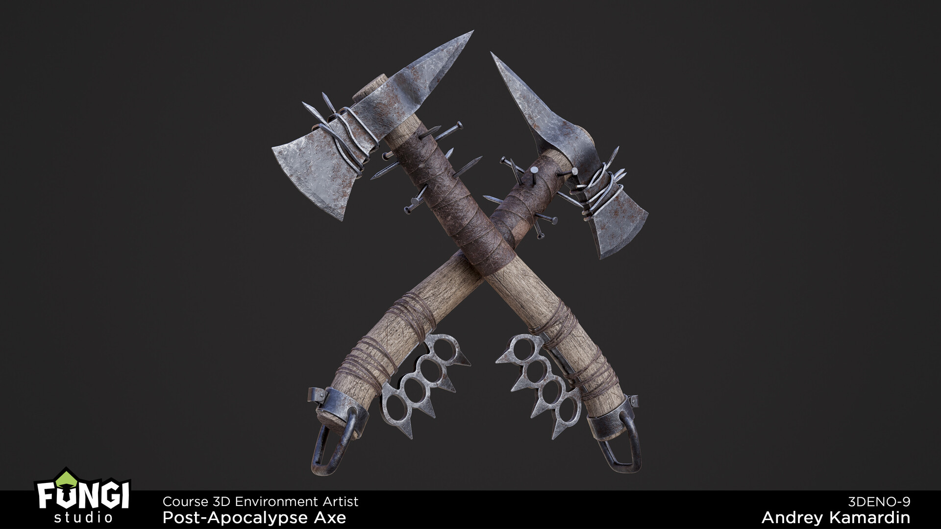 ArtStation PostApocalypse Axe