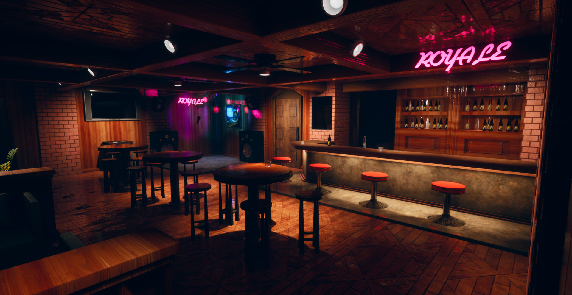 ArtStation Japaneseinspired Karaoke Bar