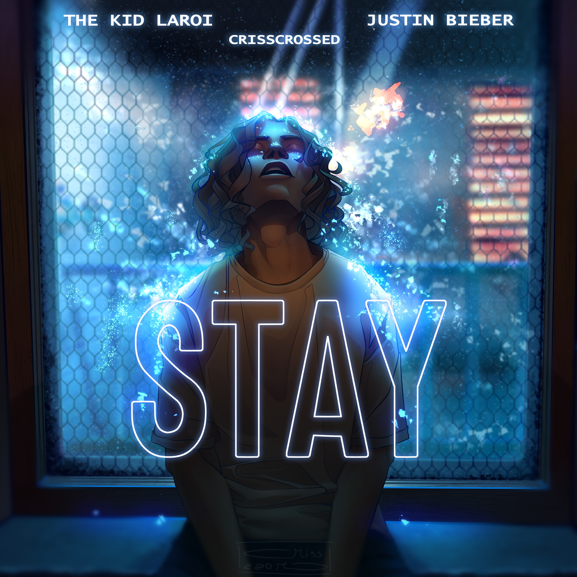 ArtStation - STAY - Justin Bieber, The Kid LAROI [FANART]