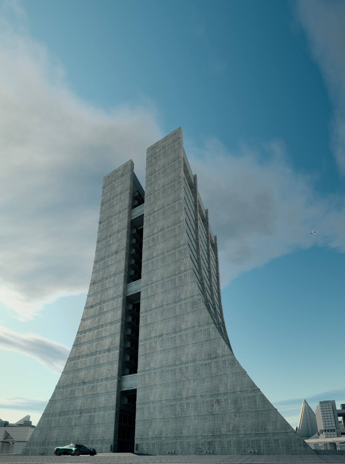 Brutalist Tower