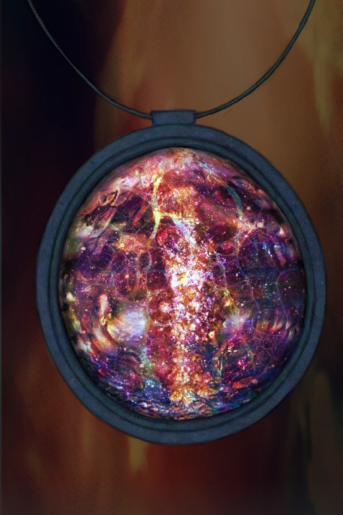 Galaxy online opal necklace