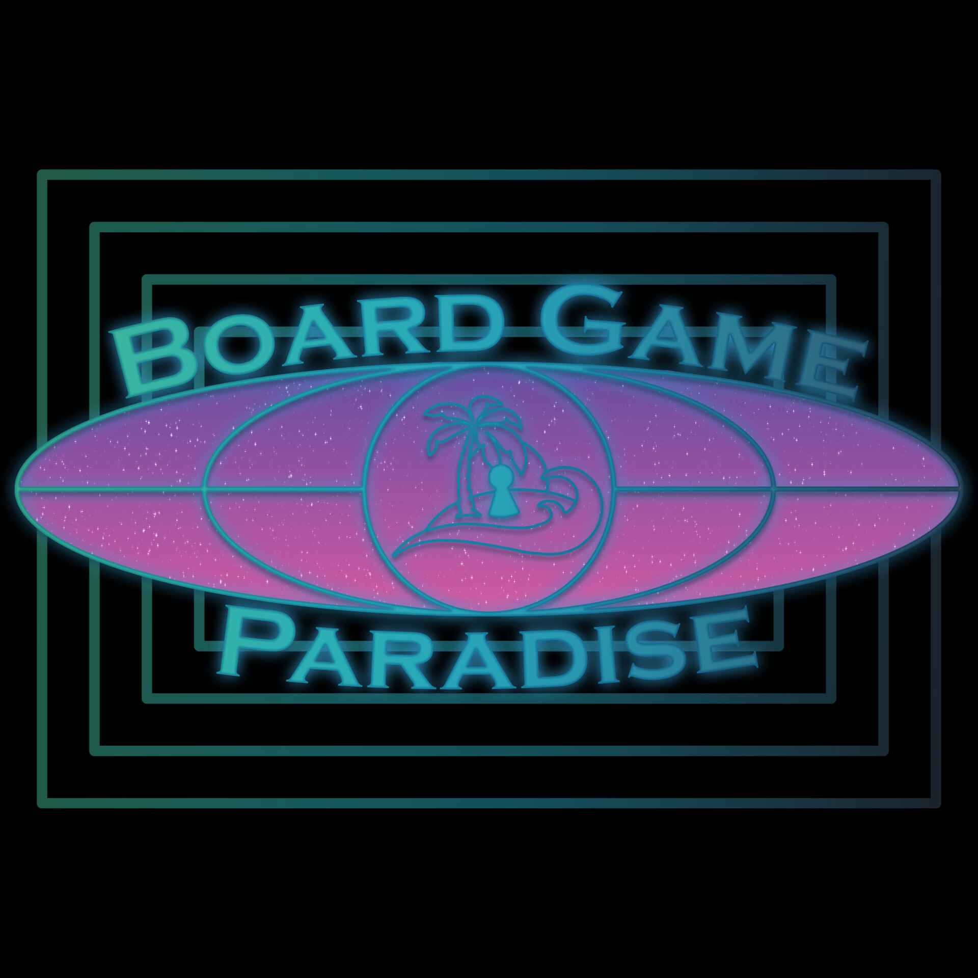 ArtStation Board Game Paradise "Synth/Vaporwave"