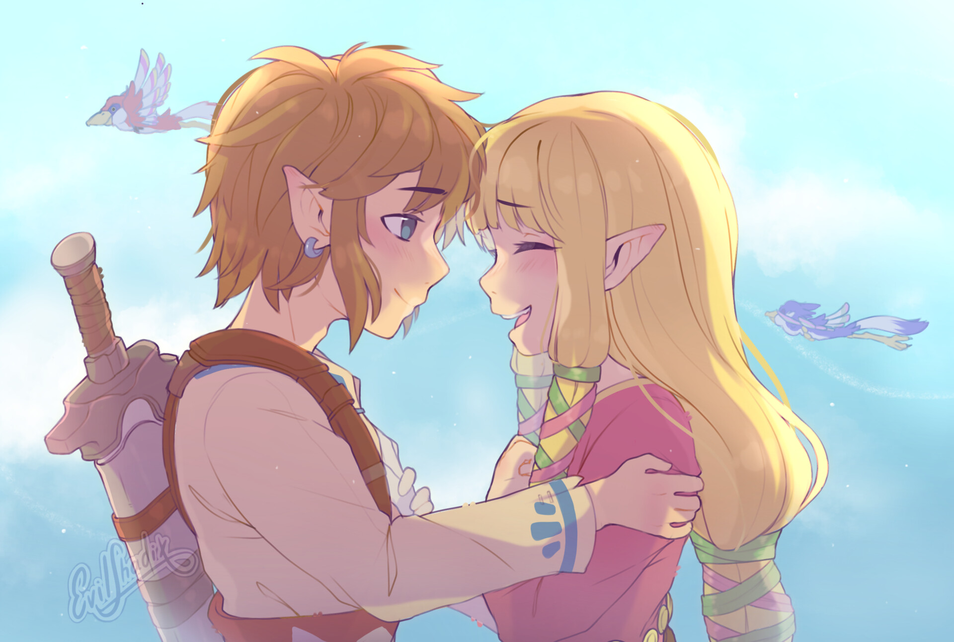 Princess Zelda Fan Art Skyward Sword