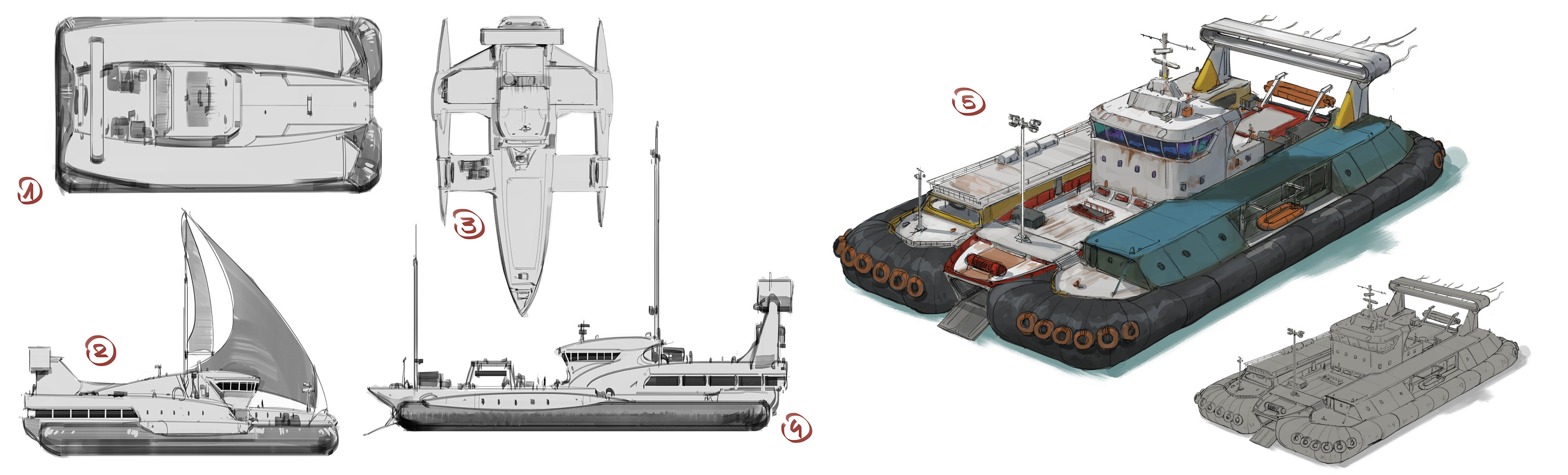 RaftBoat sketches