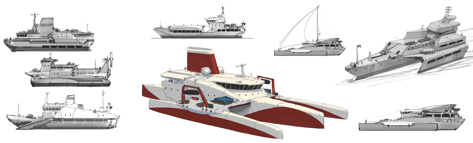 RaftBoat sketches