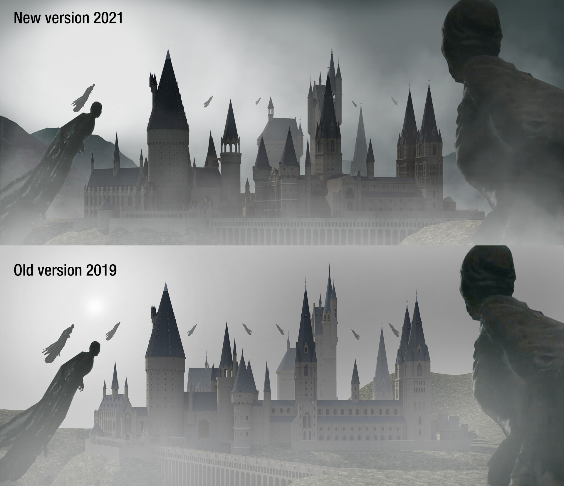 ArtStation Harry Potter and deathly hallows Part 2 Hogwarts