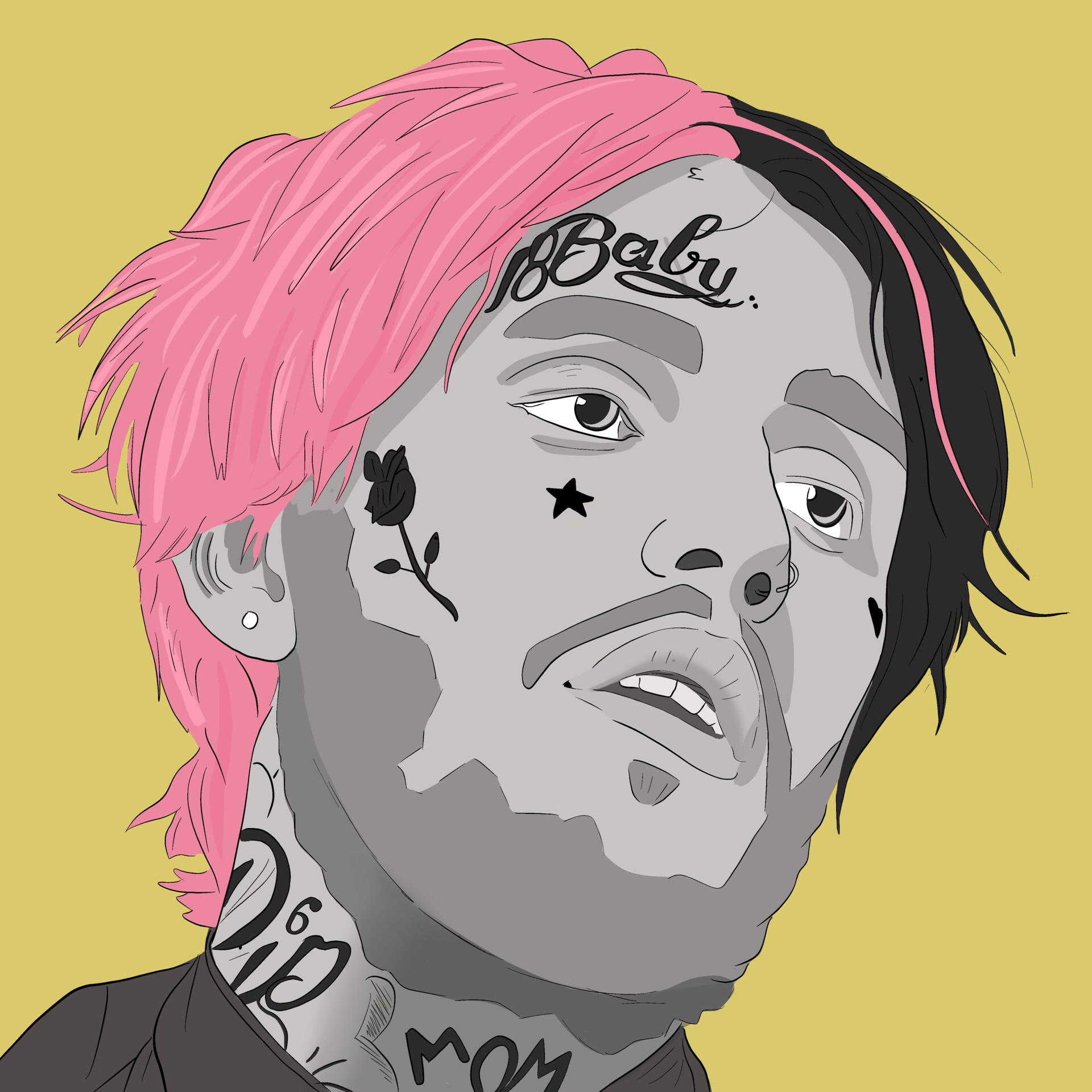 ArtStation - Portait Lil Peep