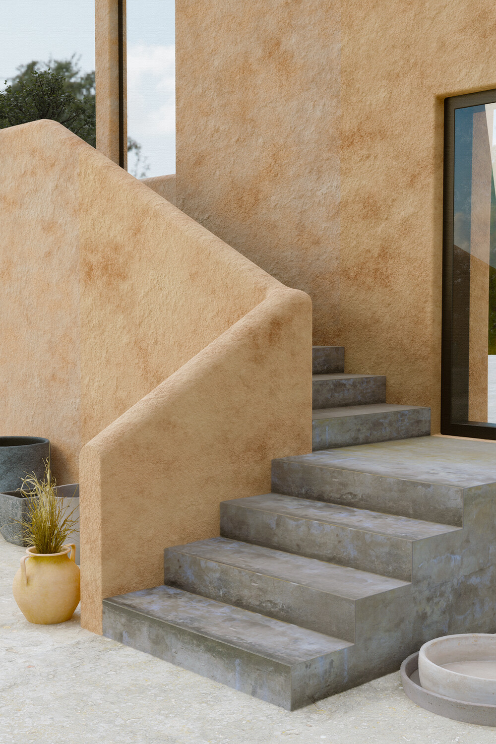 sand and stone