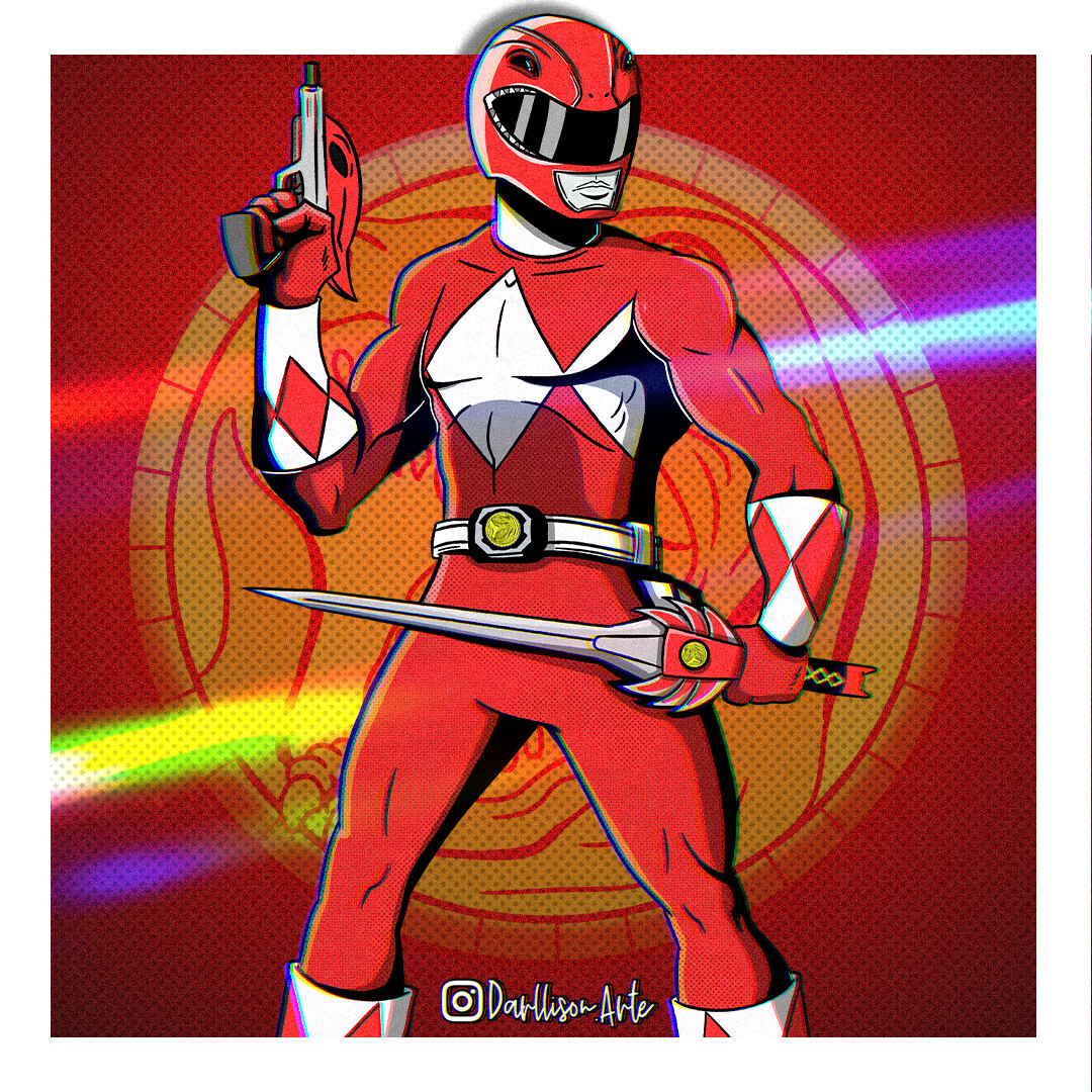 ArtStation - Red ranger ( Mighty Morphin Power Rangers )