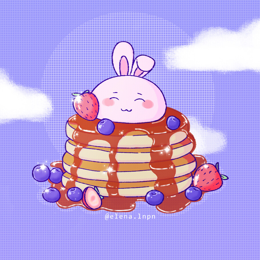 ArtStation - Kawaii pancake