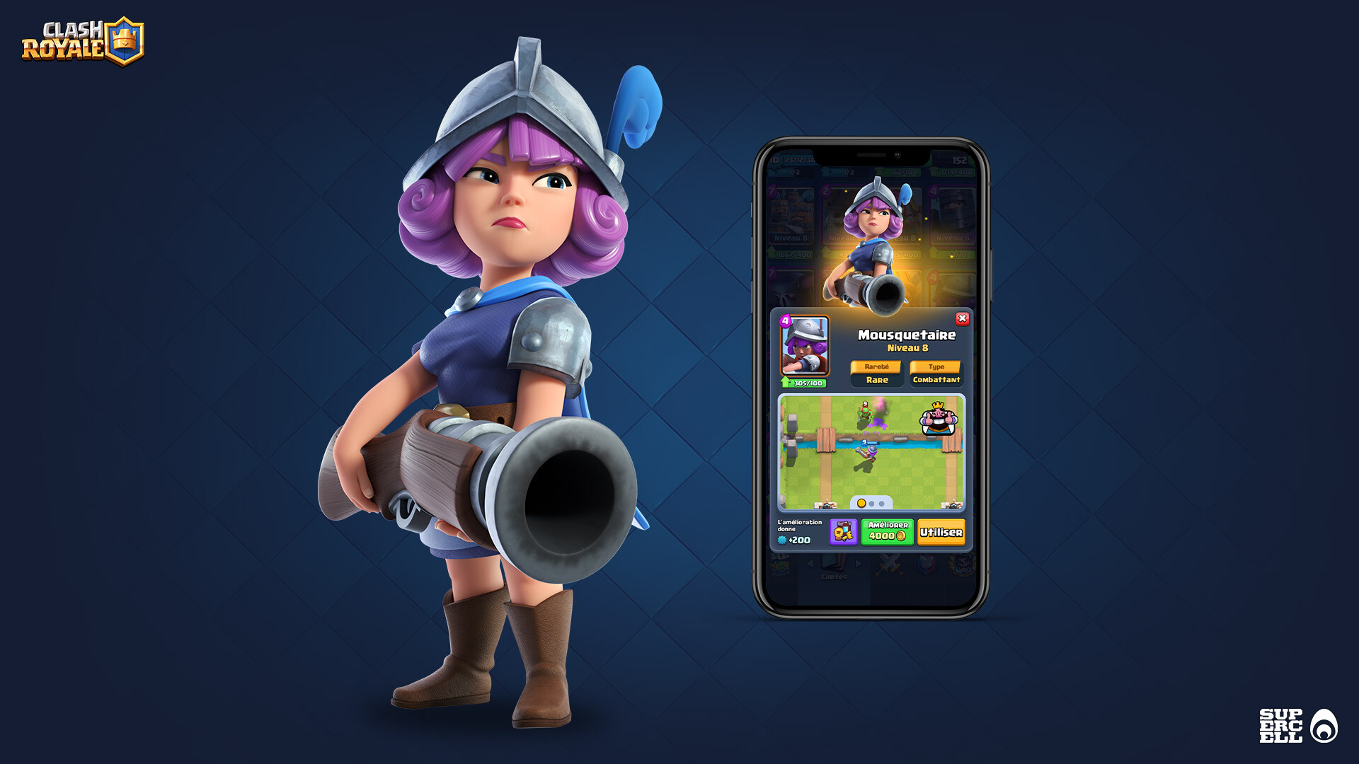 ArtStation - Clash Royale - Musketeer