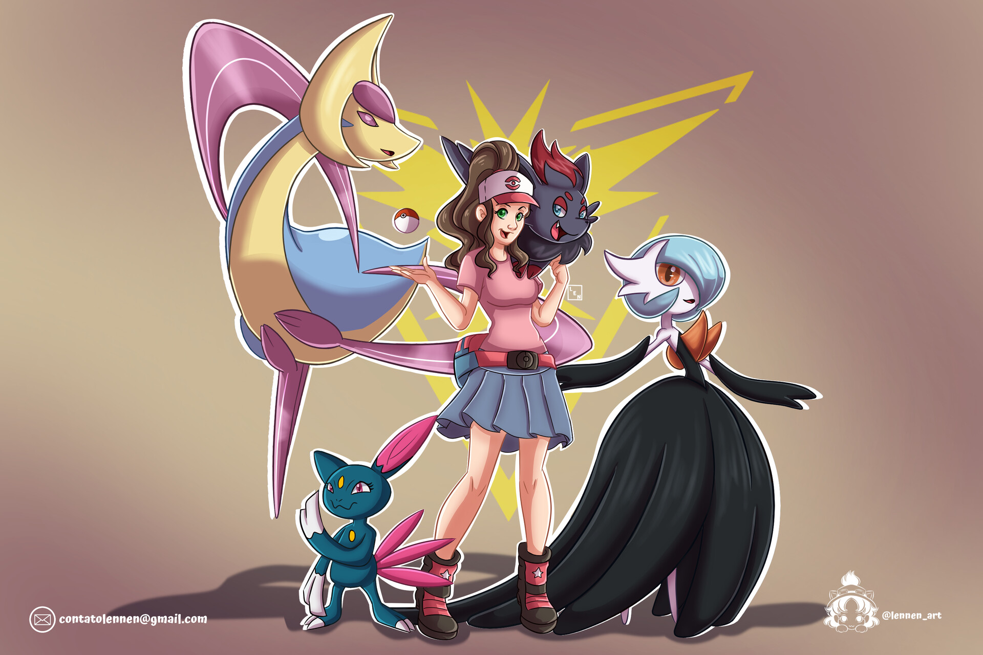 ArtStation - Ultimate Pokemon Team Commission