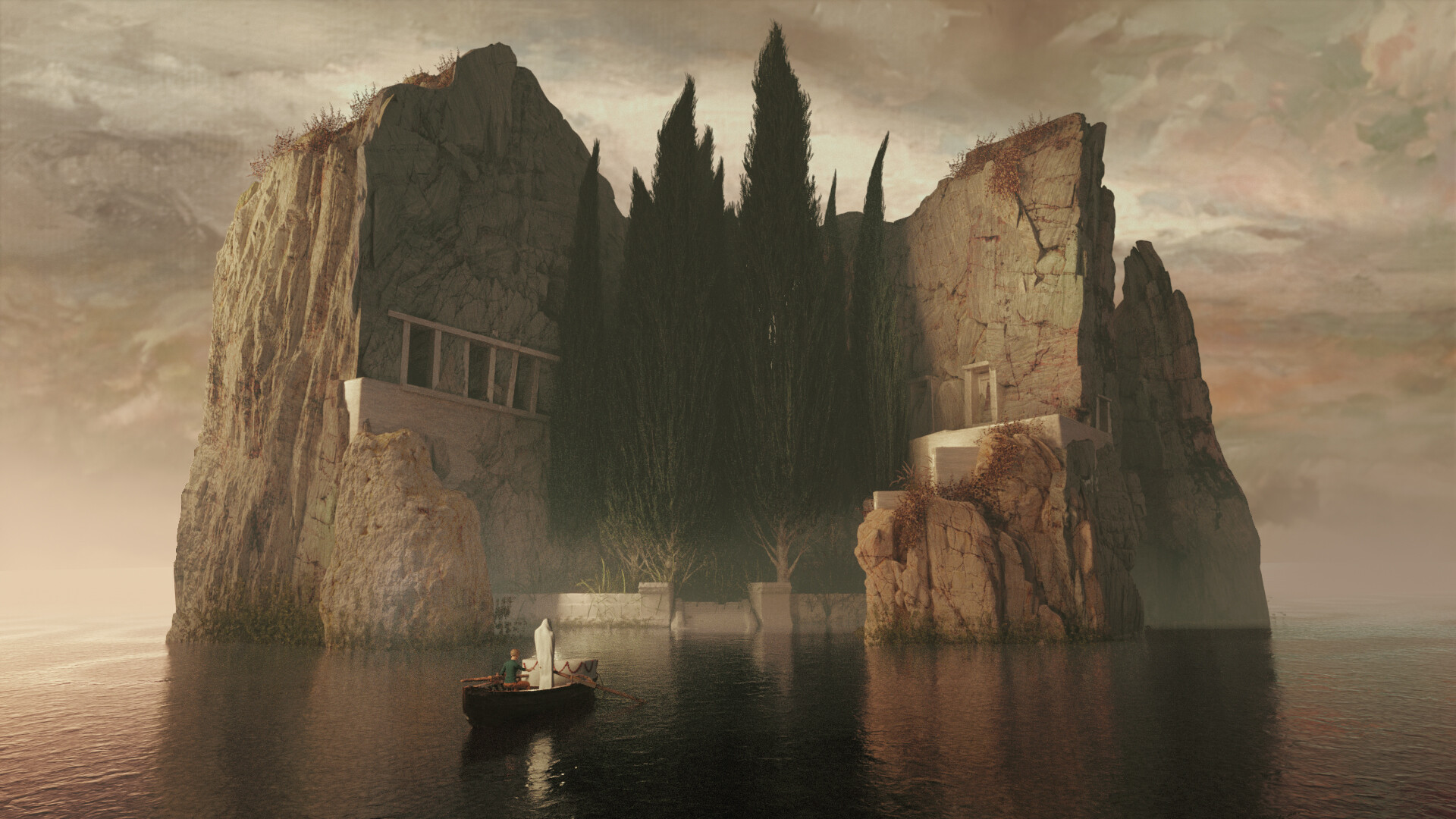 ArtStation Isle of the Dead
