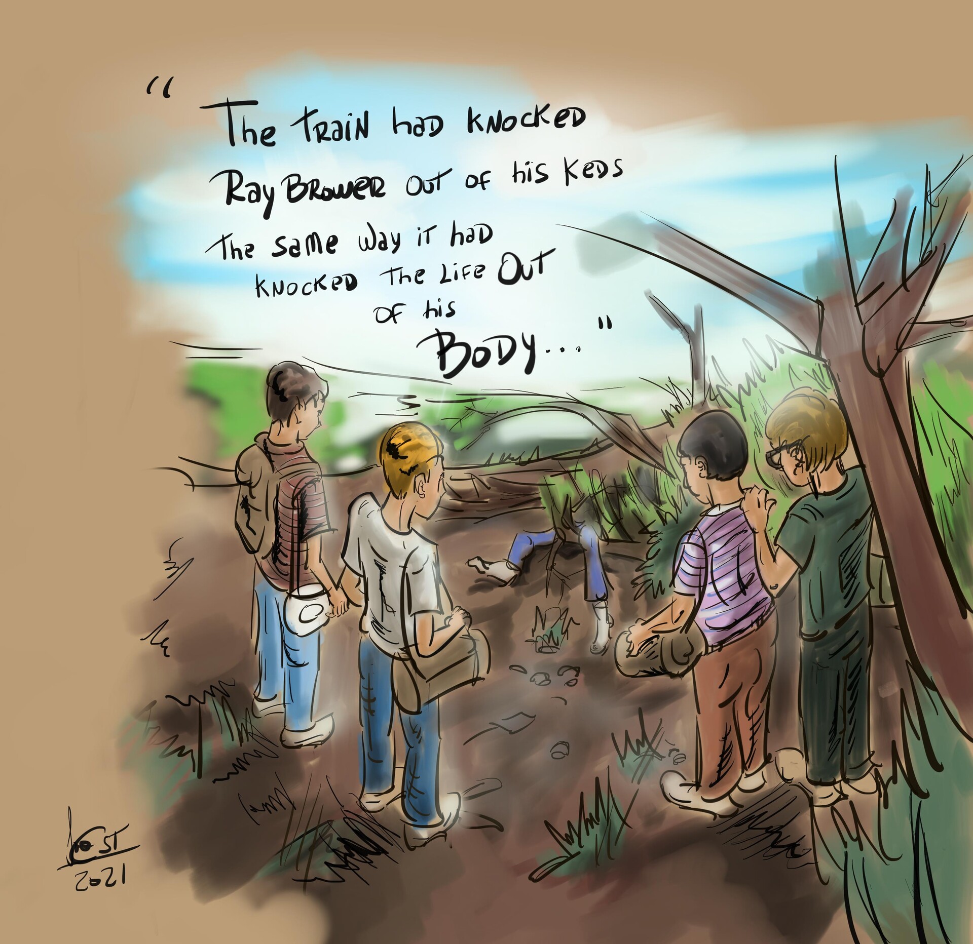 ArtStation Stand By Me Scene