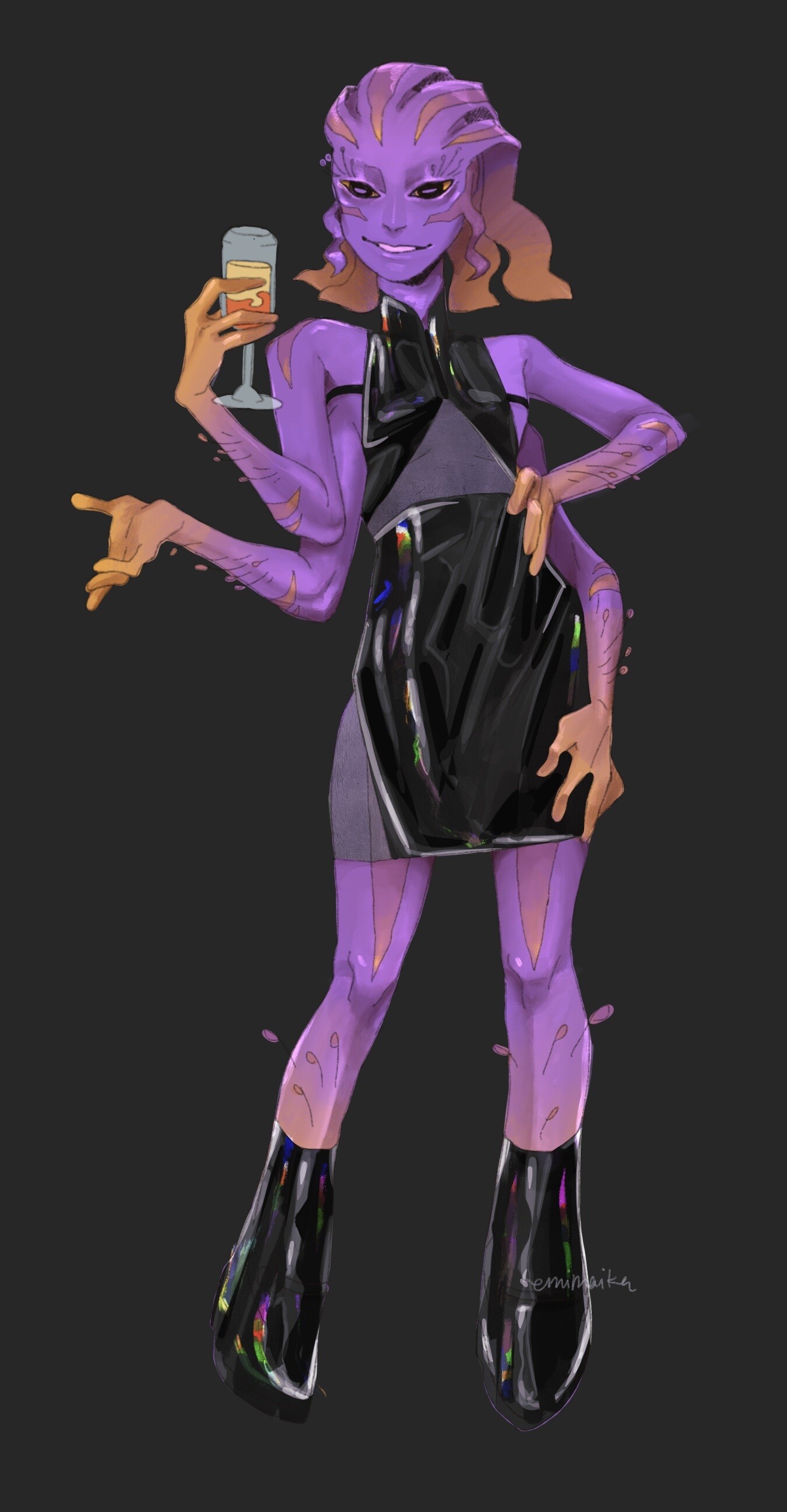 ArtStation alien socialite