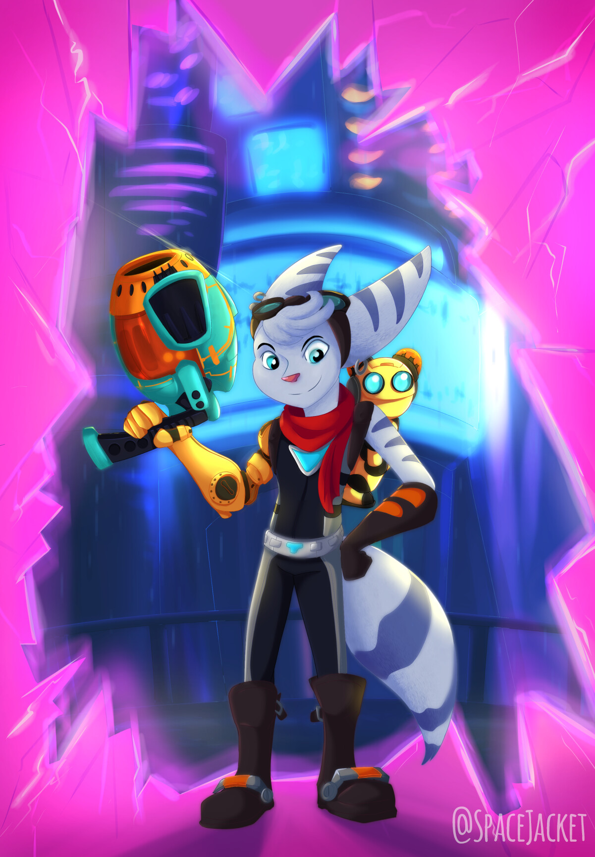 ArtStation Rivet and Kit Fanart