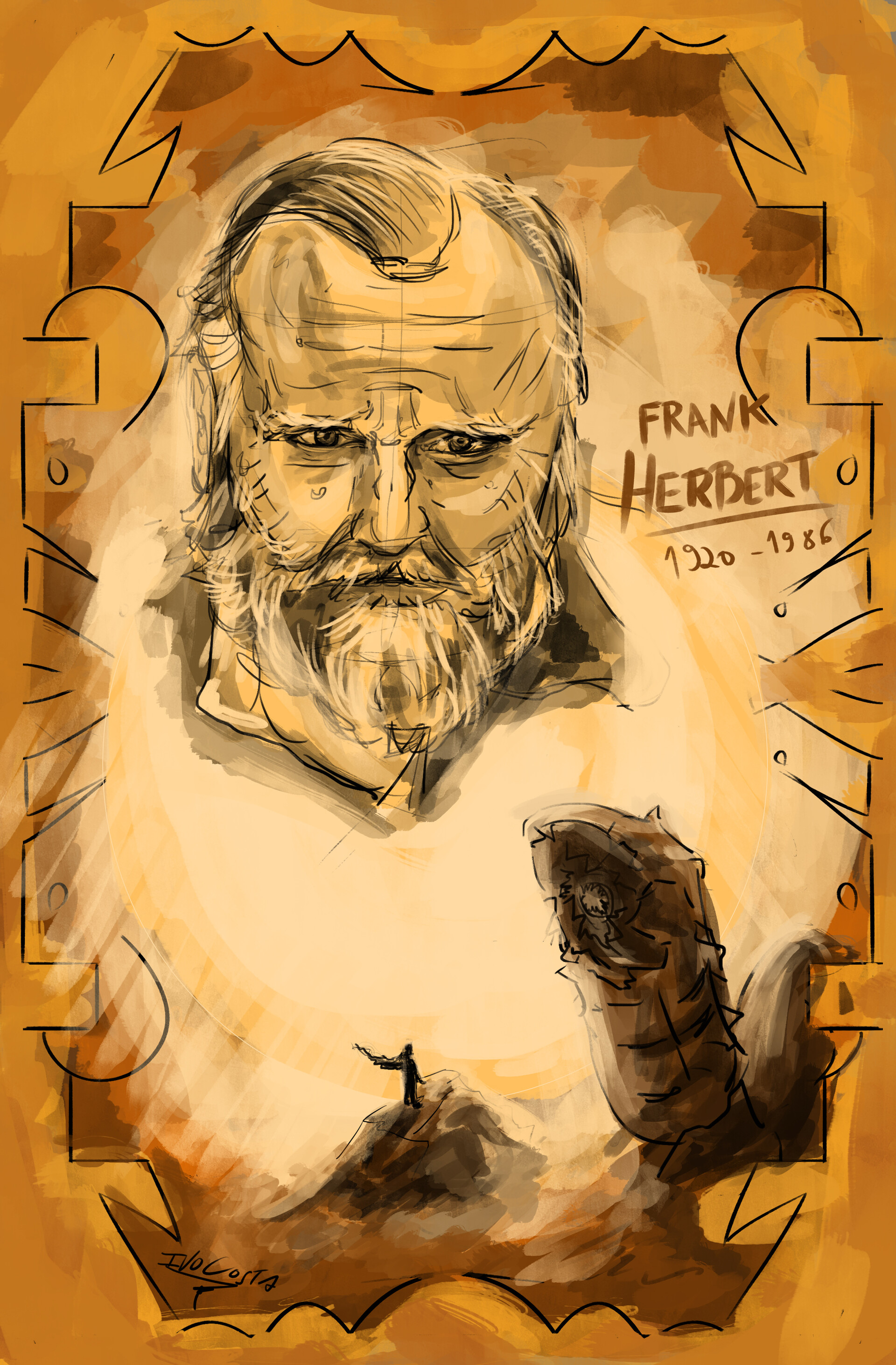 ArtStation Frank Herbert's Tribute