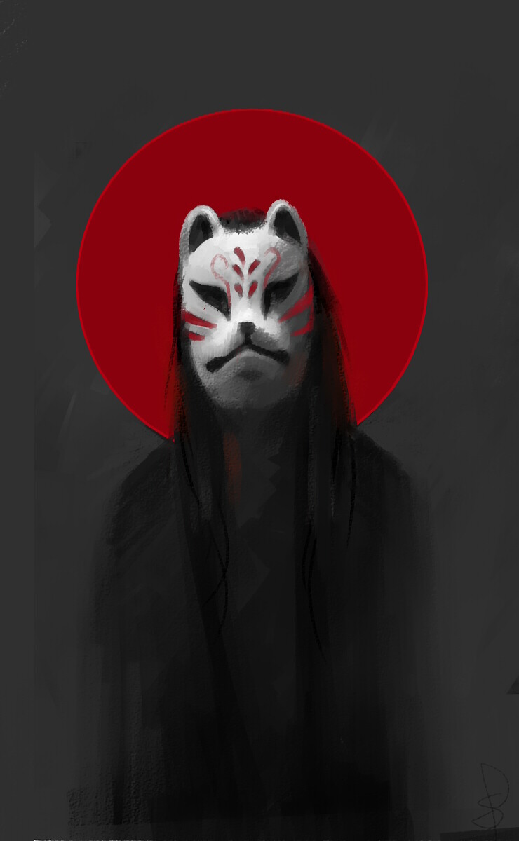 Японская маска лисы. Сабито kimetsu. Маска кицунэ. Лиса арт. Девушка в маске лисы.