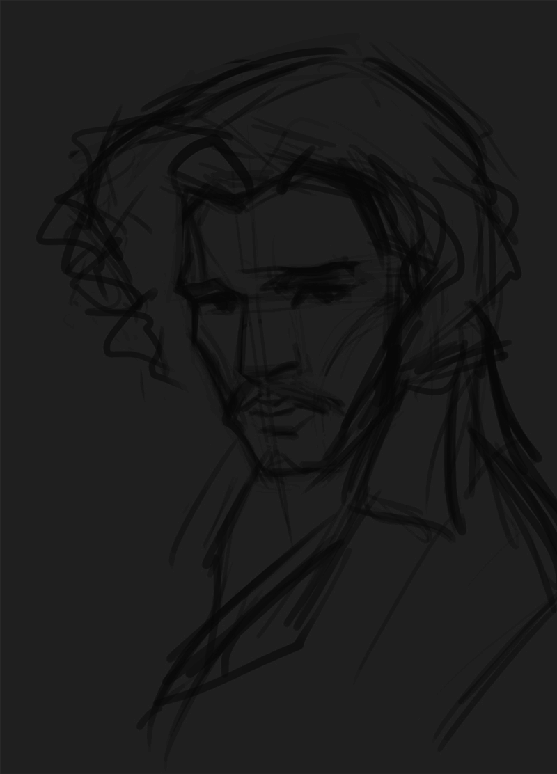 Dorian Fox - portrait of Kit Harington