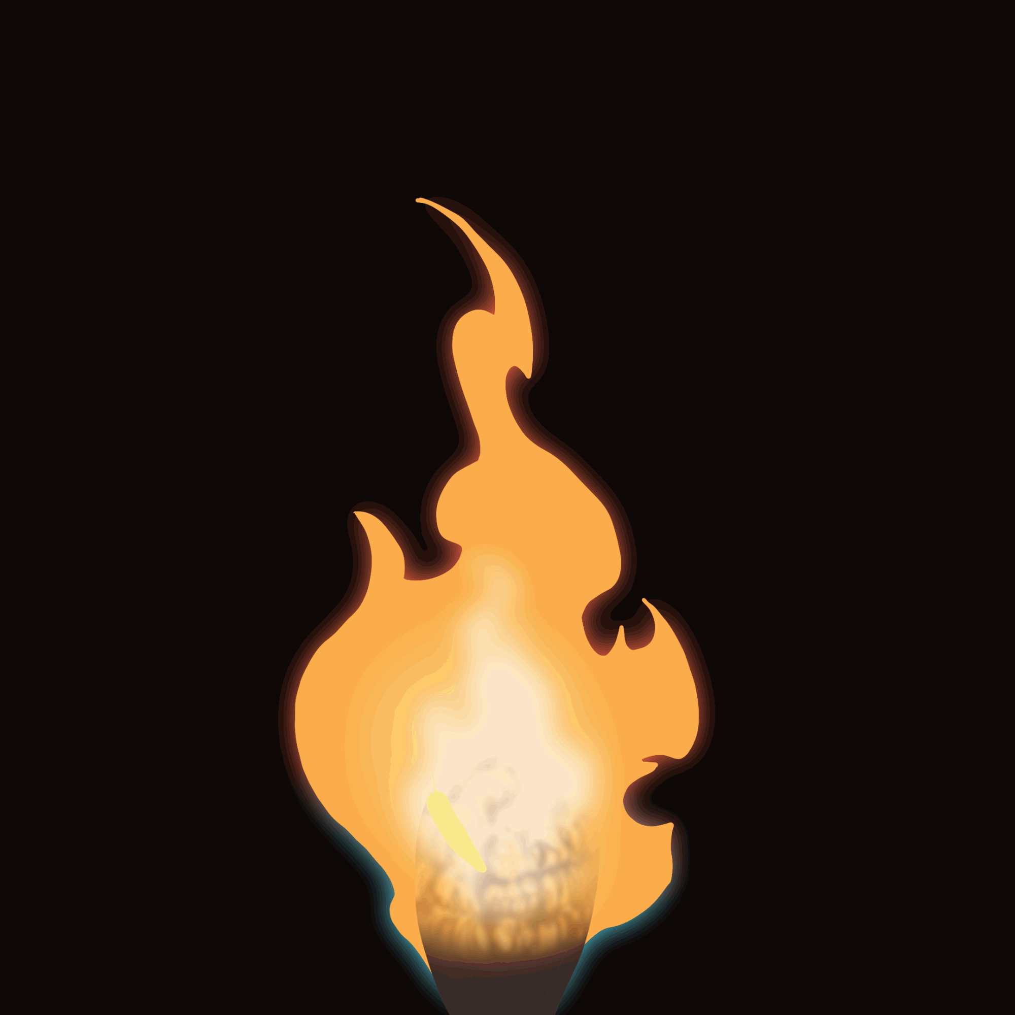 ArtStation - Flaming Torch VFX