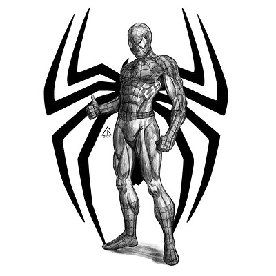 Cagdas demiralp spidey sketch cagdasdemiralp