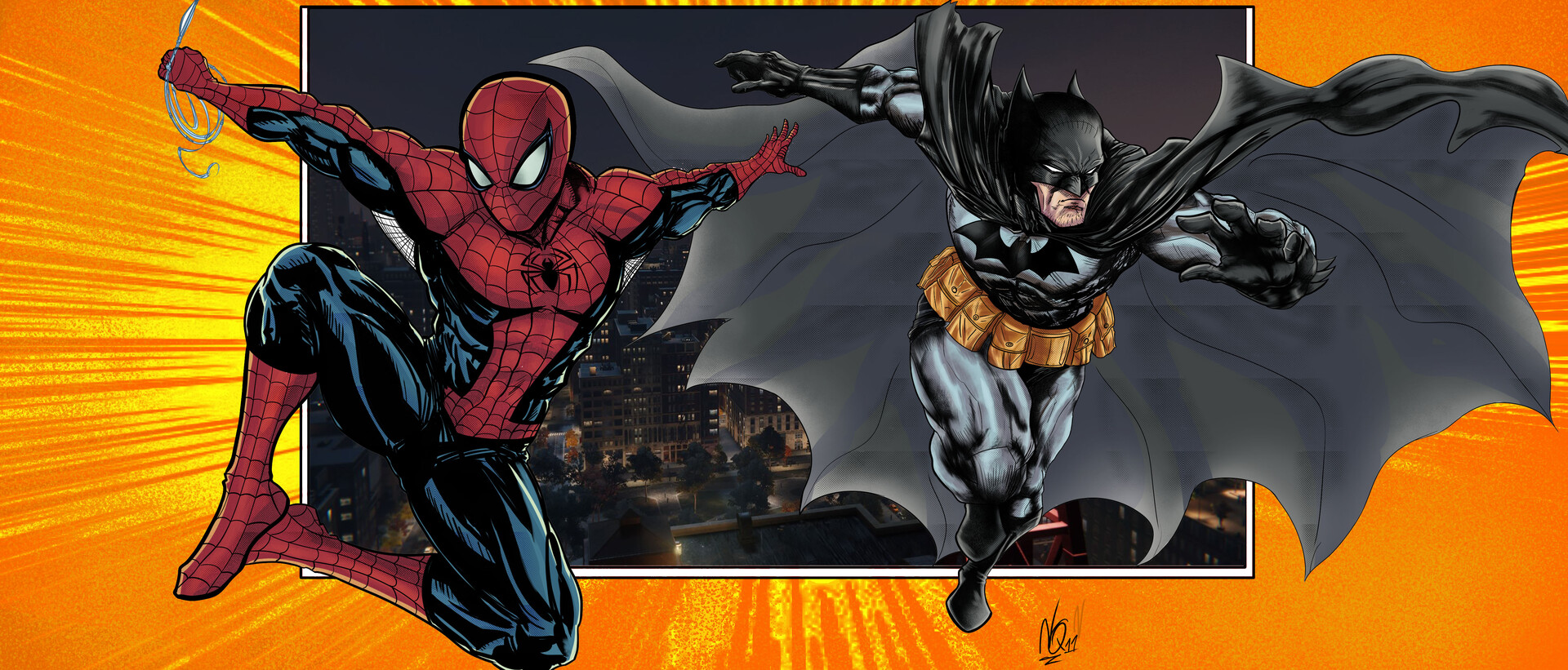 Wallpaper ID 80002  spiderman batman superman hd superheroes  artwork digital art behance free download