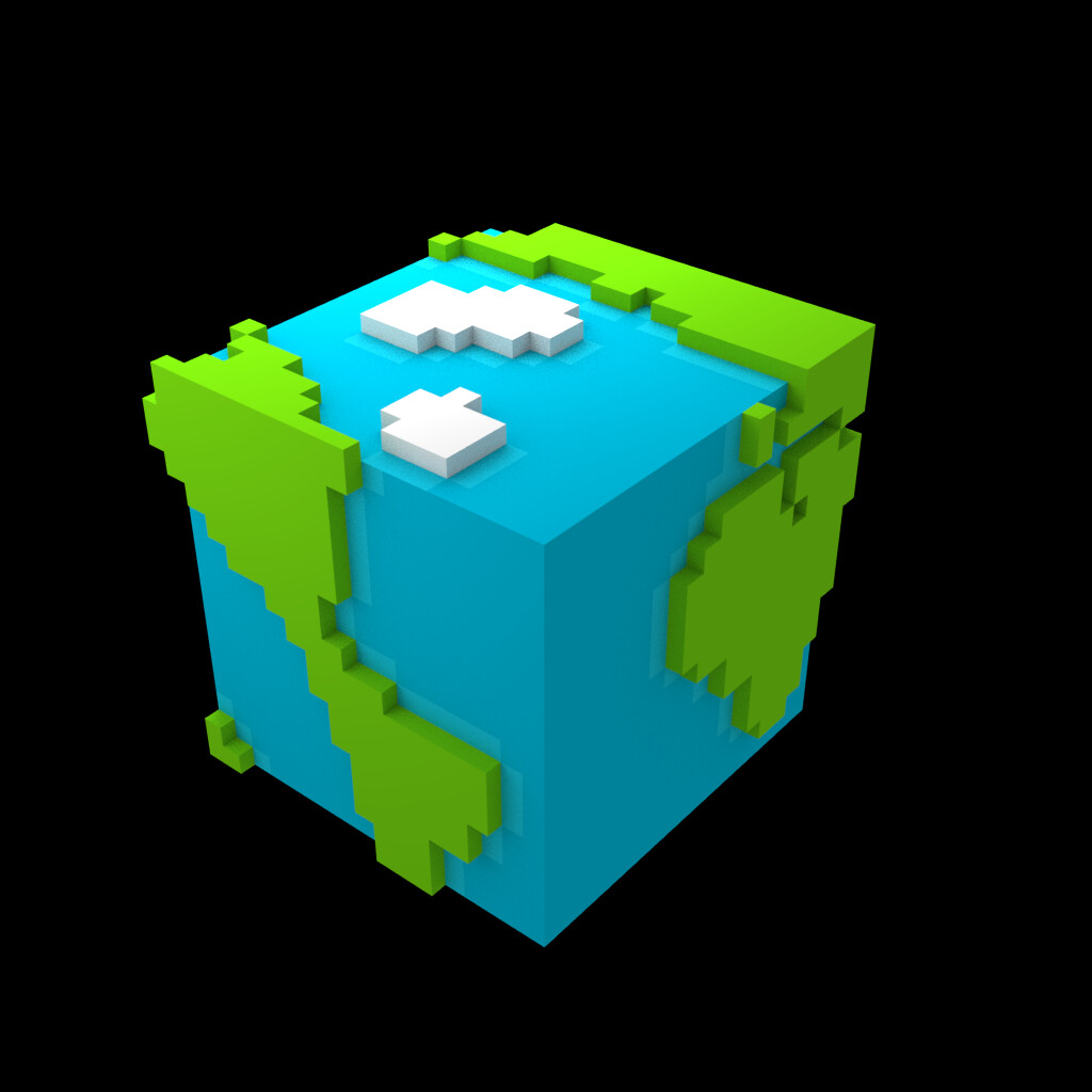 ArtStation - Minecraft Earth Logo
