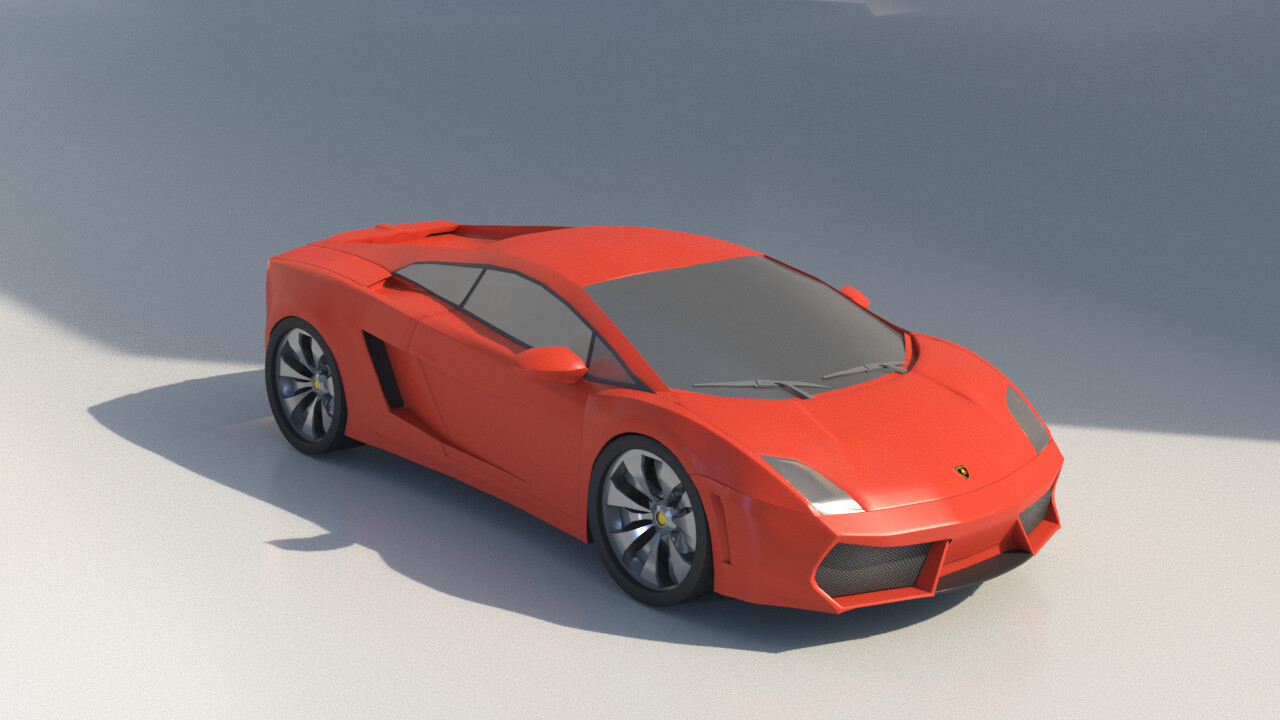 ArtStation - Lamborghini Gallardo