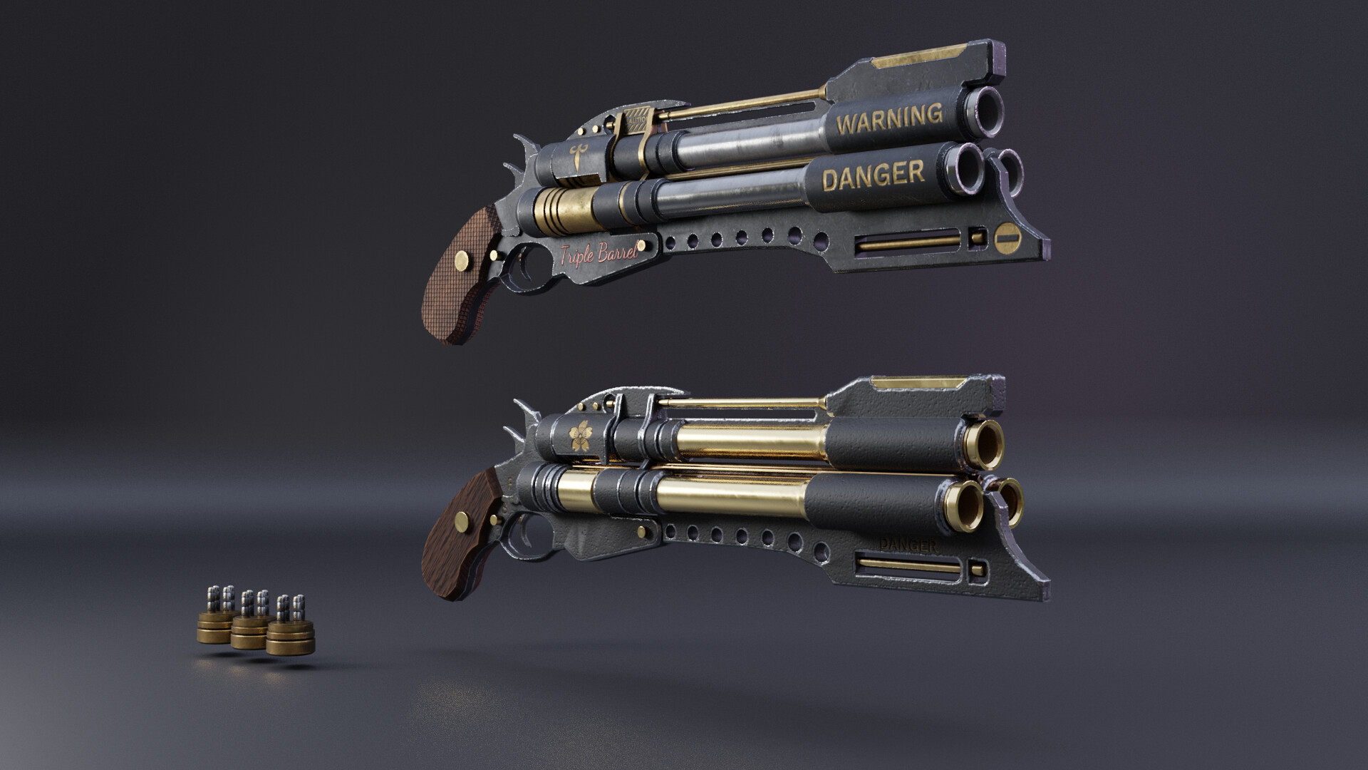 ArtStation tutorial Hand Cannon