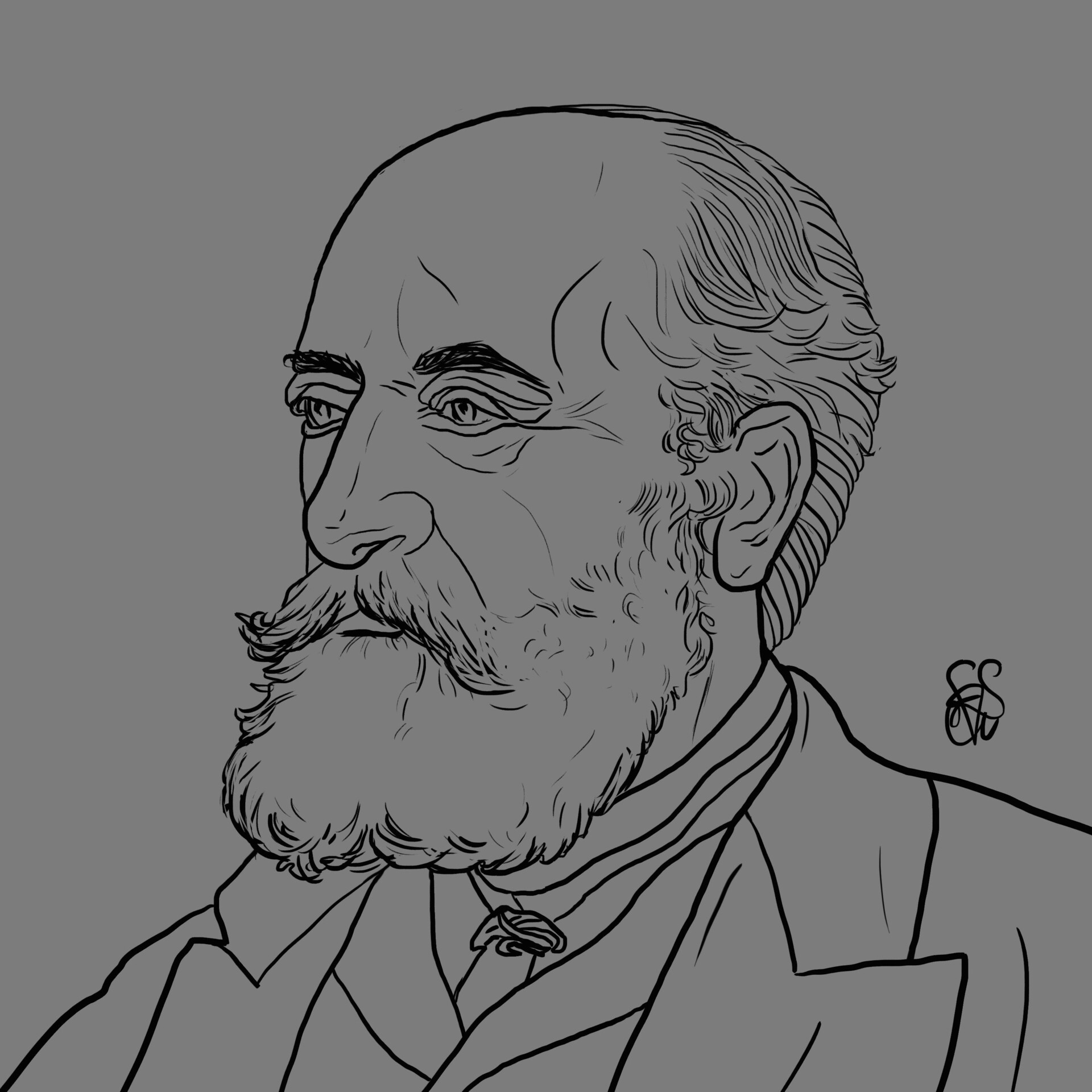 Portrait of Charles Camille Saint-Saëns (1835 - 1921) - The Online Portrait  Gallery