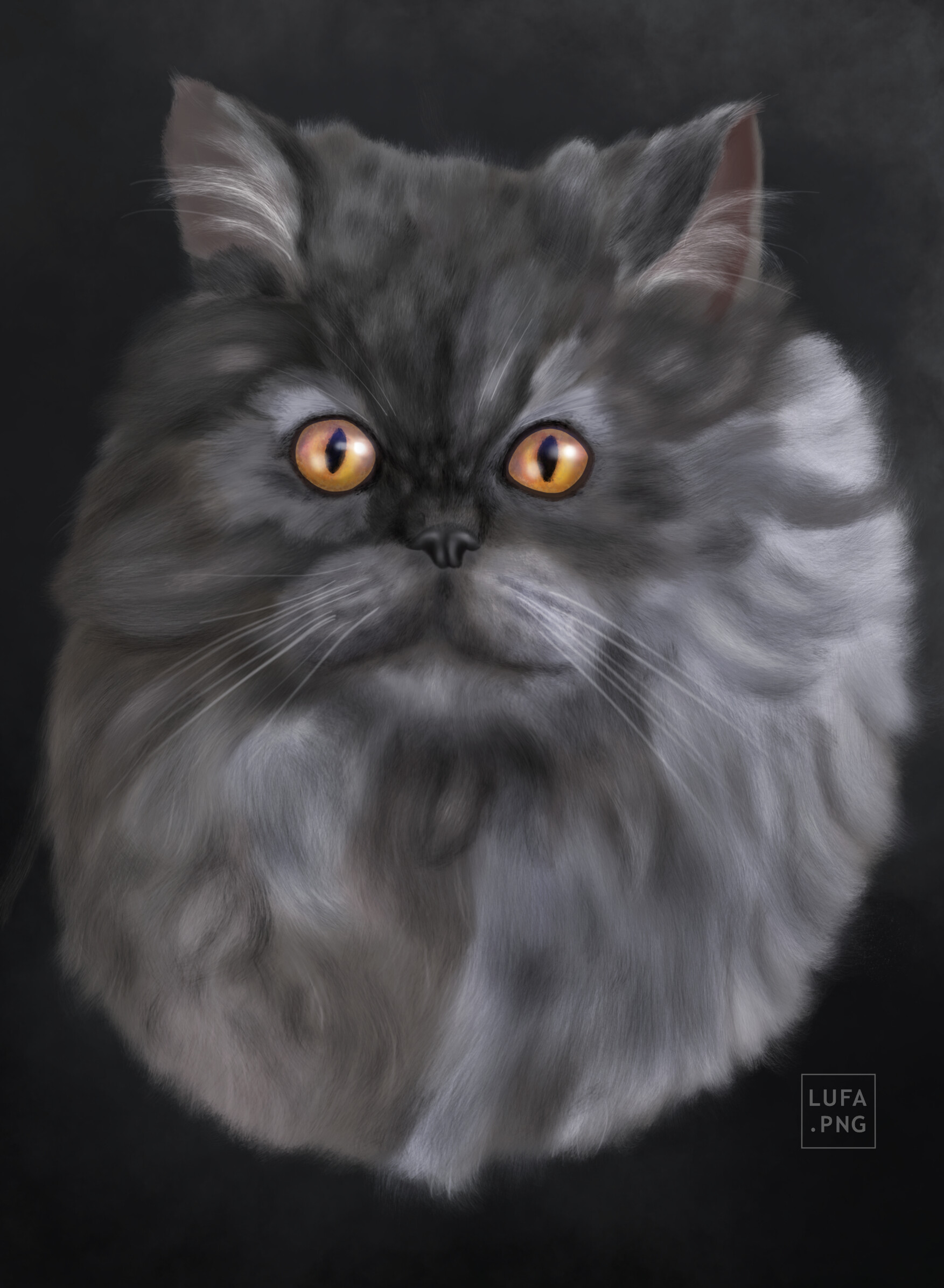 ArtStation - Nina, the cat