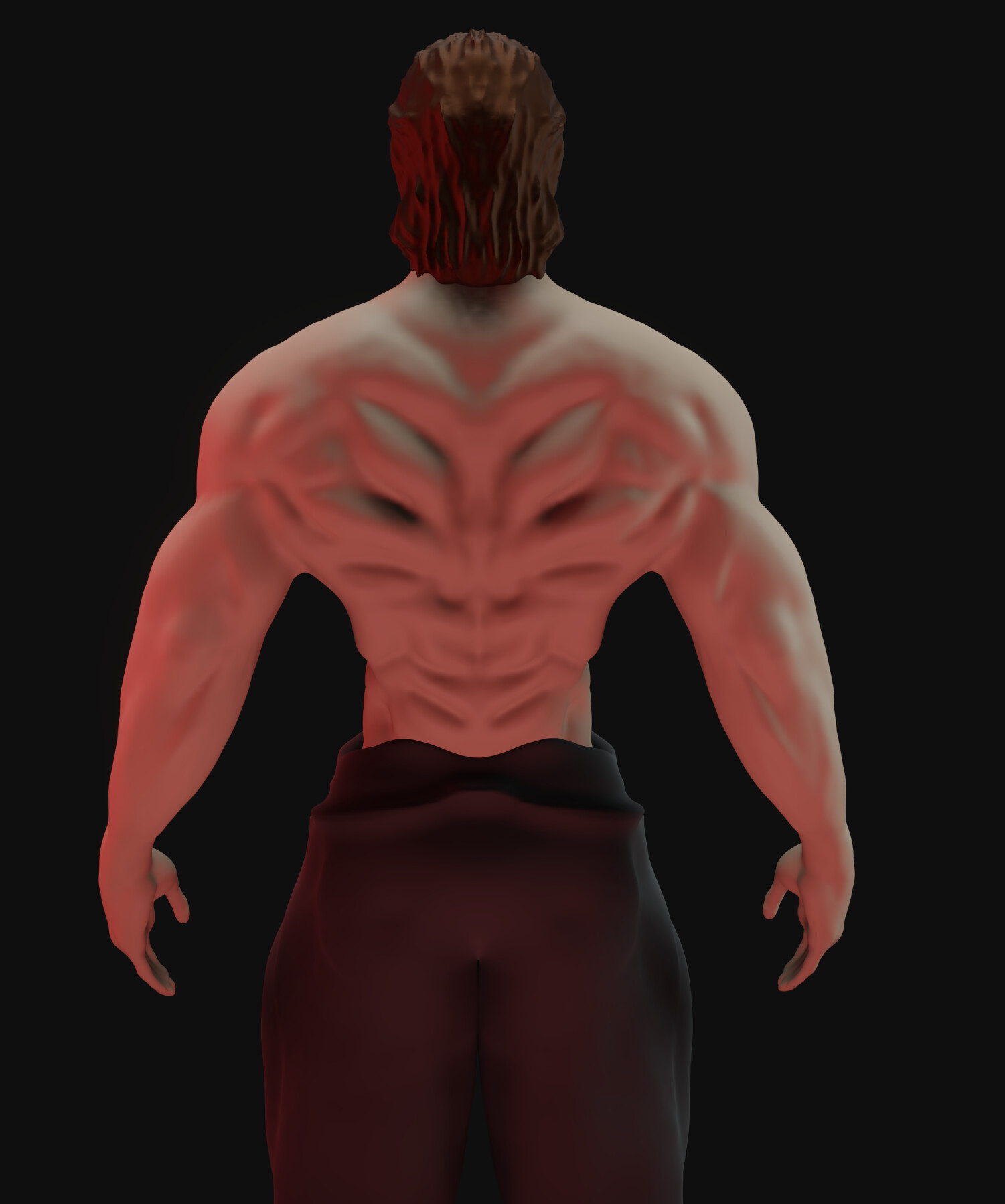 ArtStation Demon back