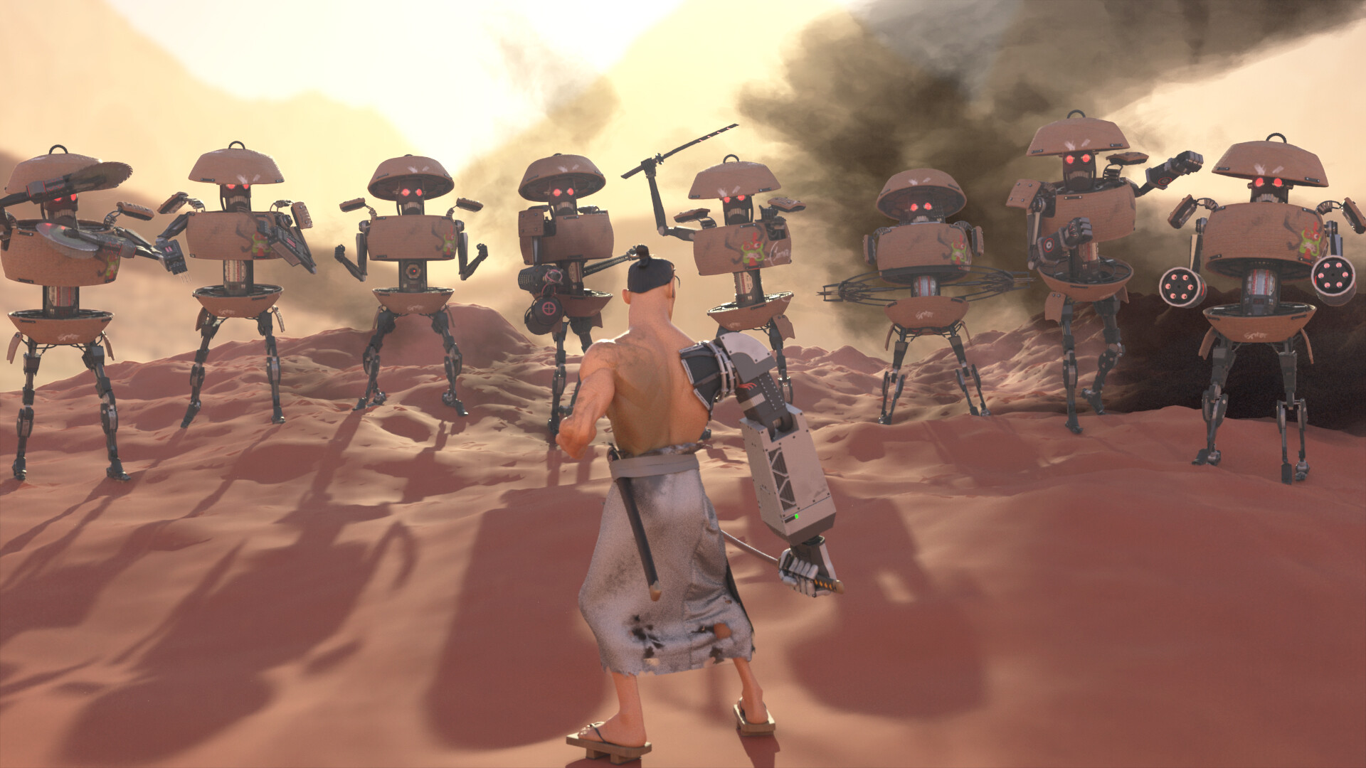 Munsterslink - Samurai Jack and the Ultra-Robots