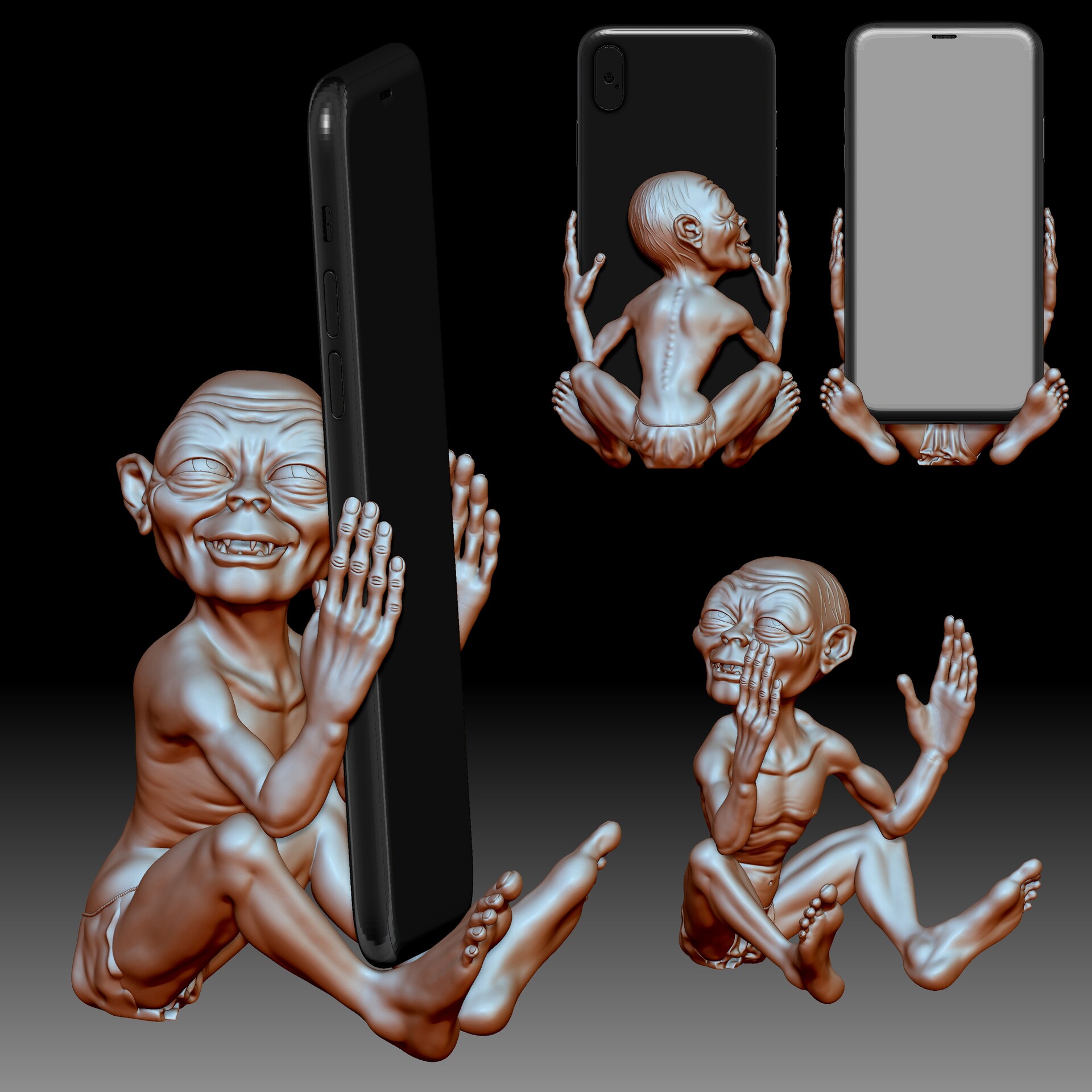 3d Models 3d Print Iphone Case Smartphone Holder Iphone Holder 3d