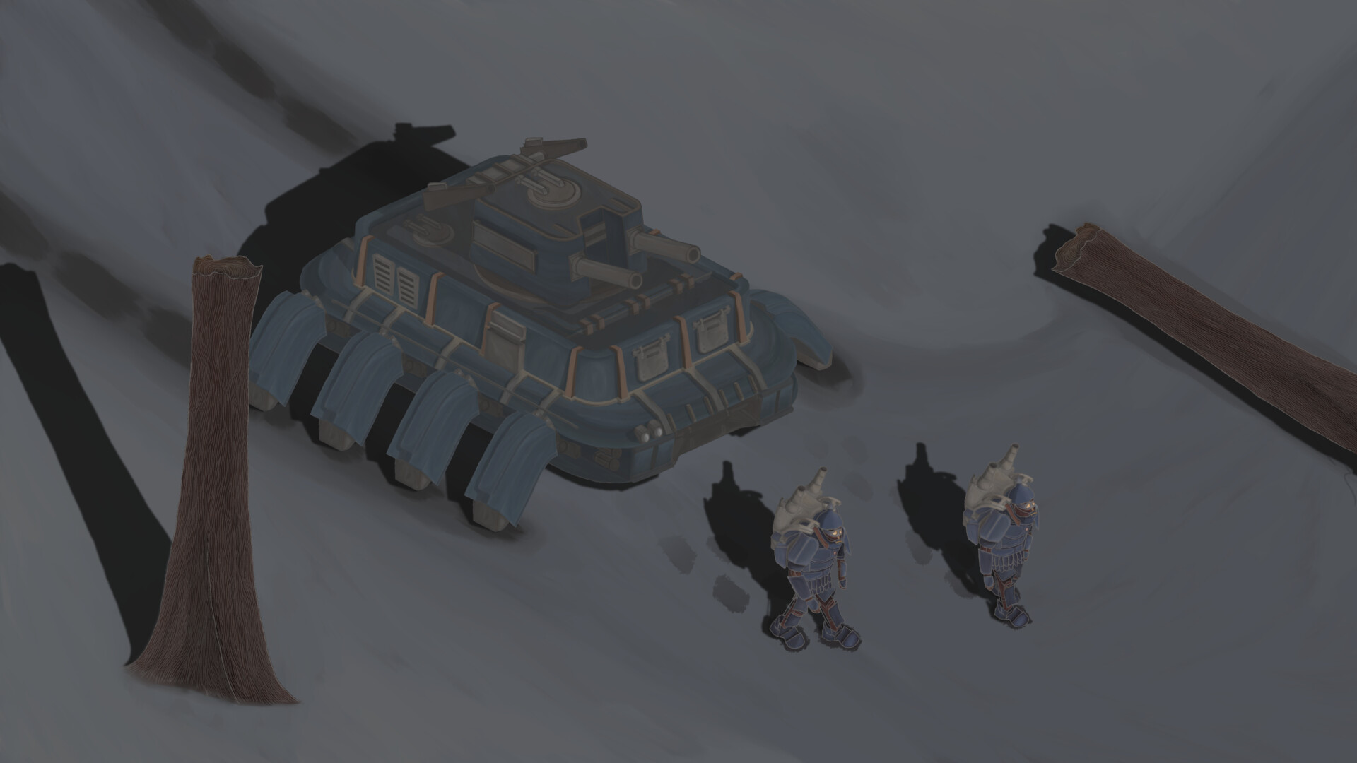 ArtStation Iron Harvest fan art Long March