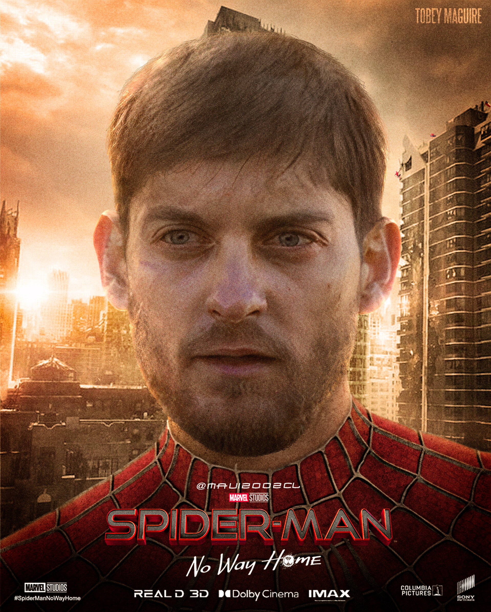 No home tobey man spider maguire way Tobey Maguire