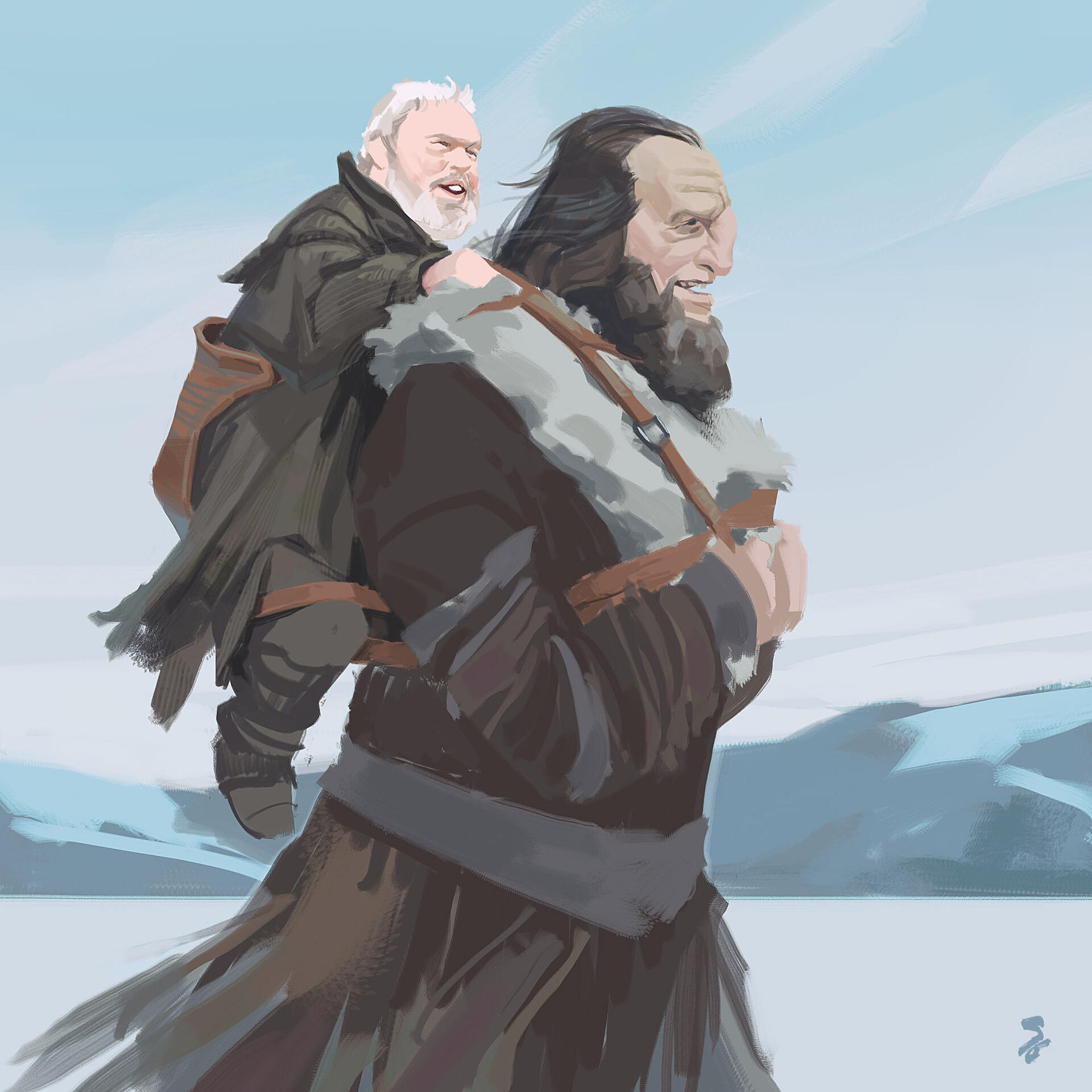 ArtStation Hodor and Wun Wun Forever