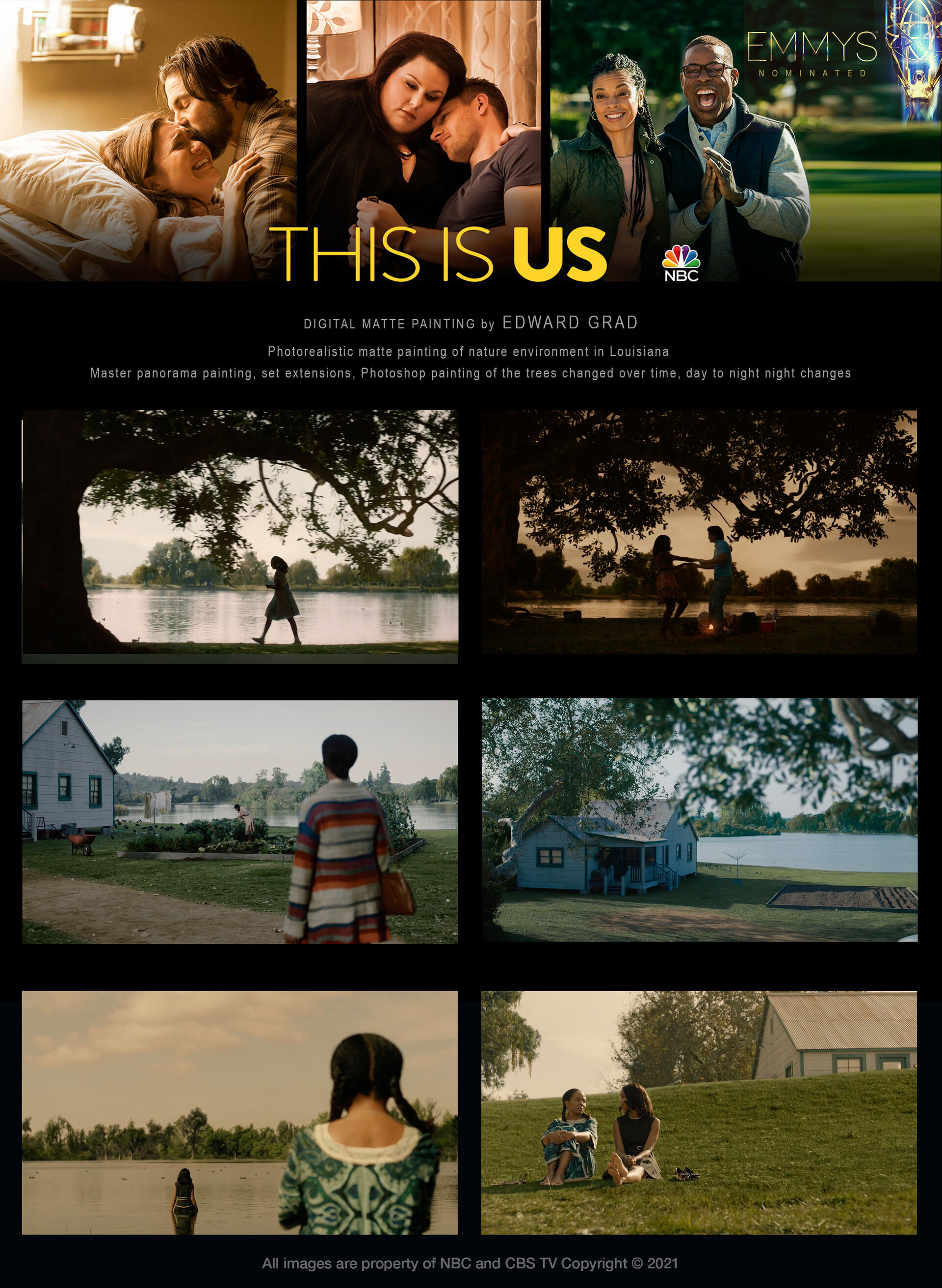 Edward Grad This Is Us (2021) Mattepainting by Edward Grad, NBC TV