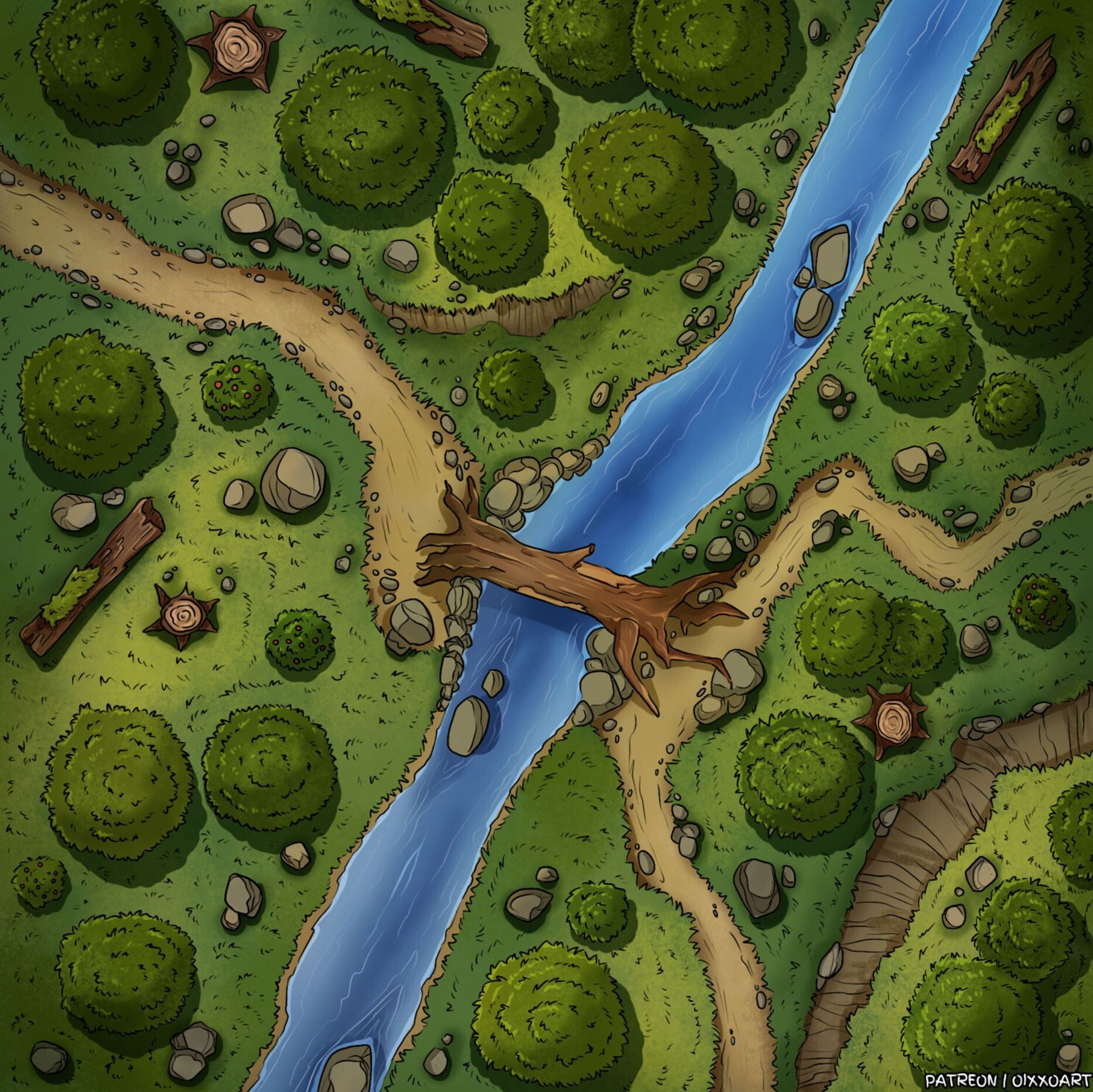 Dnd River Map